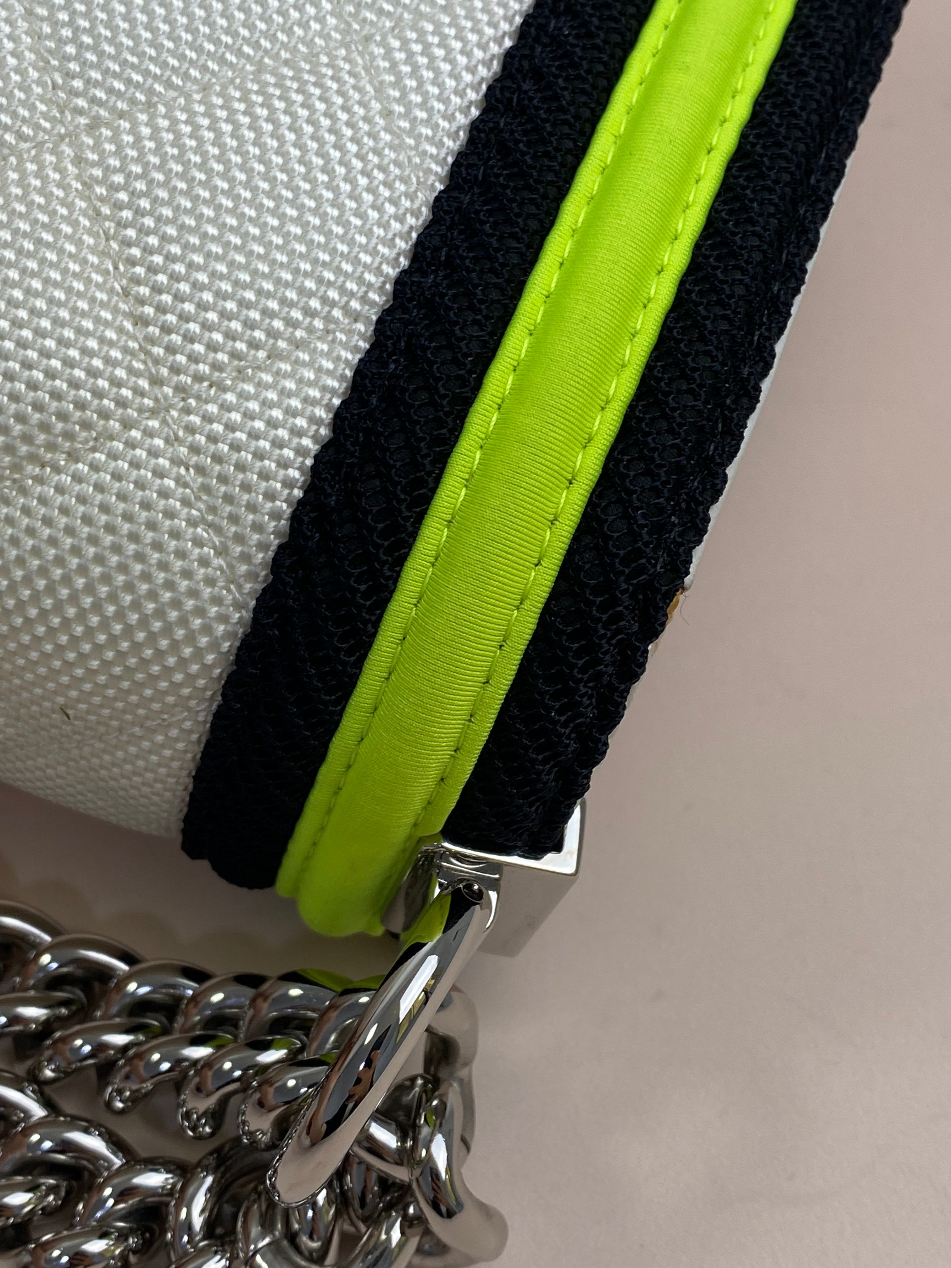 Chanel Tricolor Quilted Fluo Medium Boy Bag