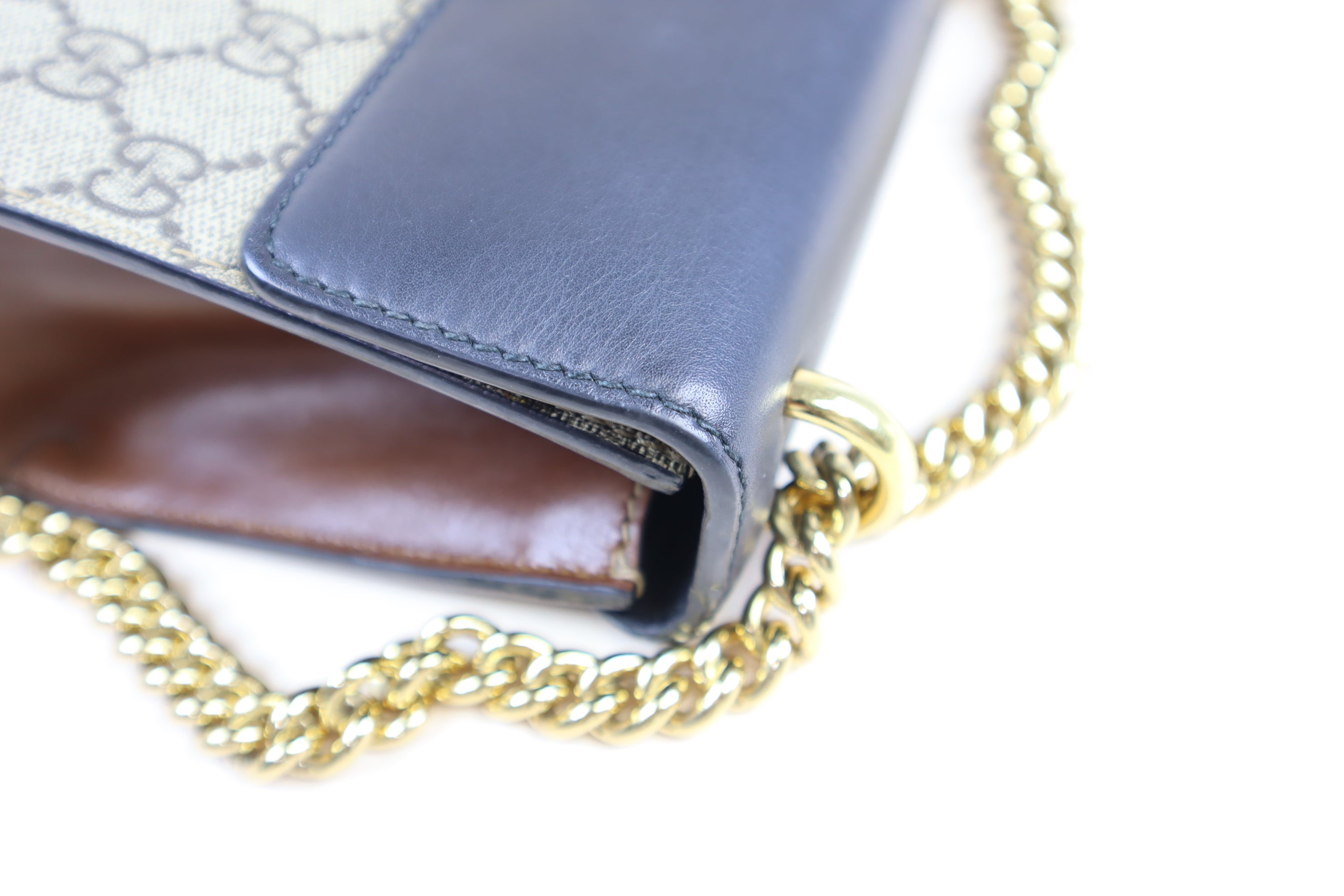 Gucci Tricolor GG Small Padlock Bag
