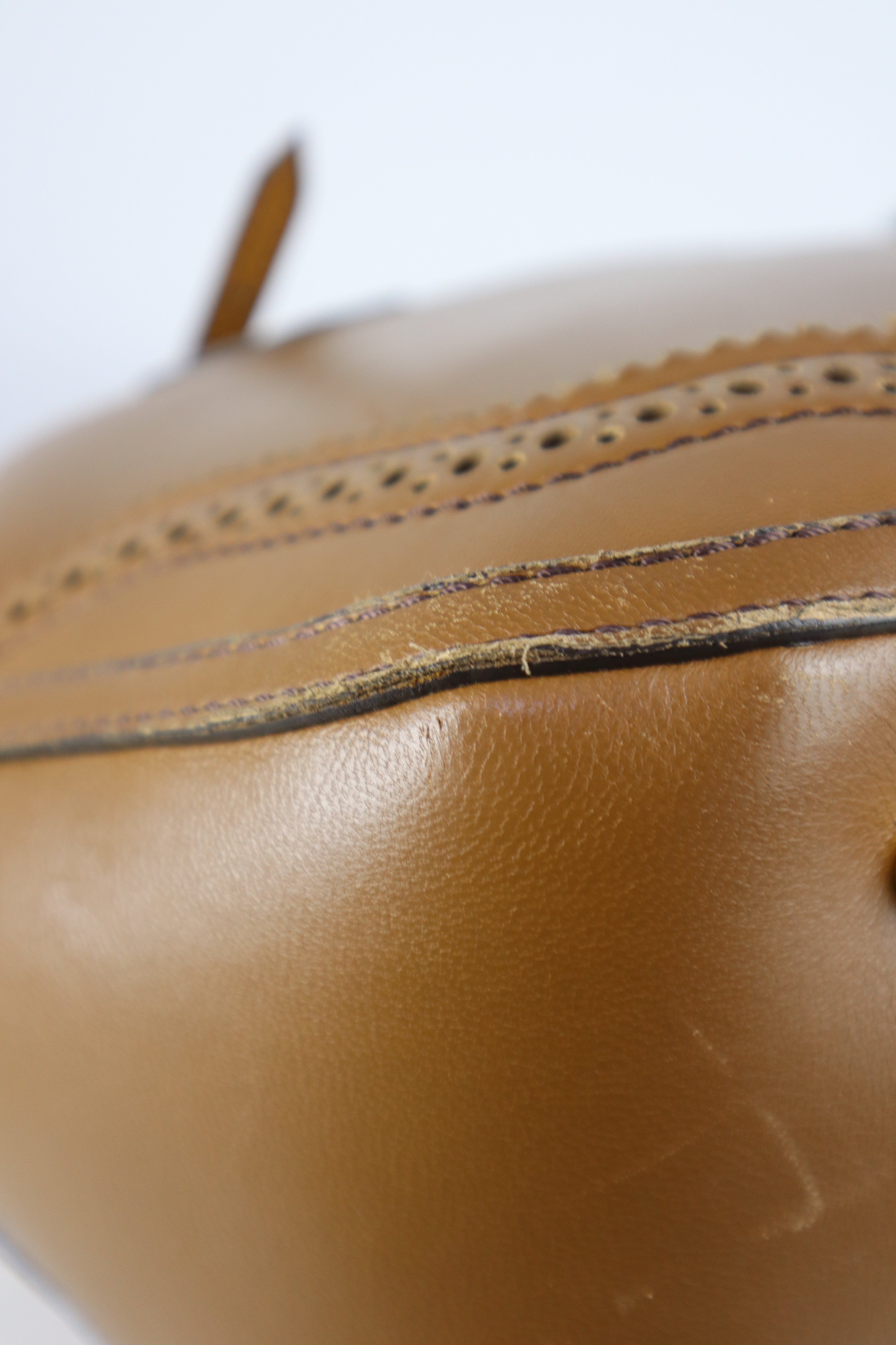 Burberry Camel Orchard Satchel Medium Tote Bag