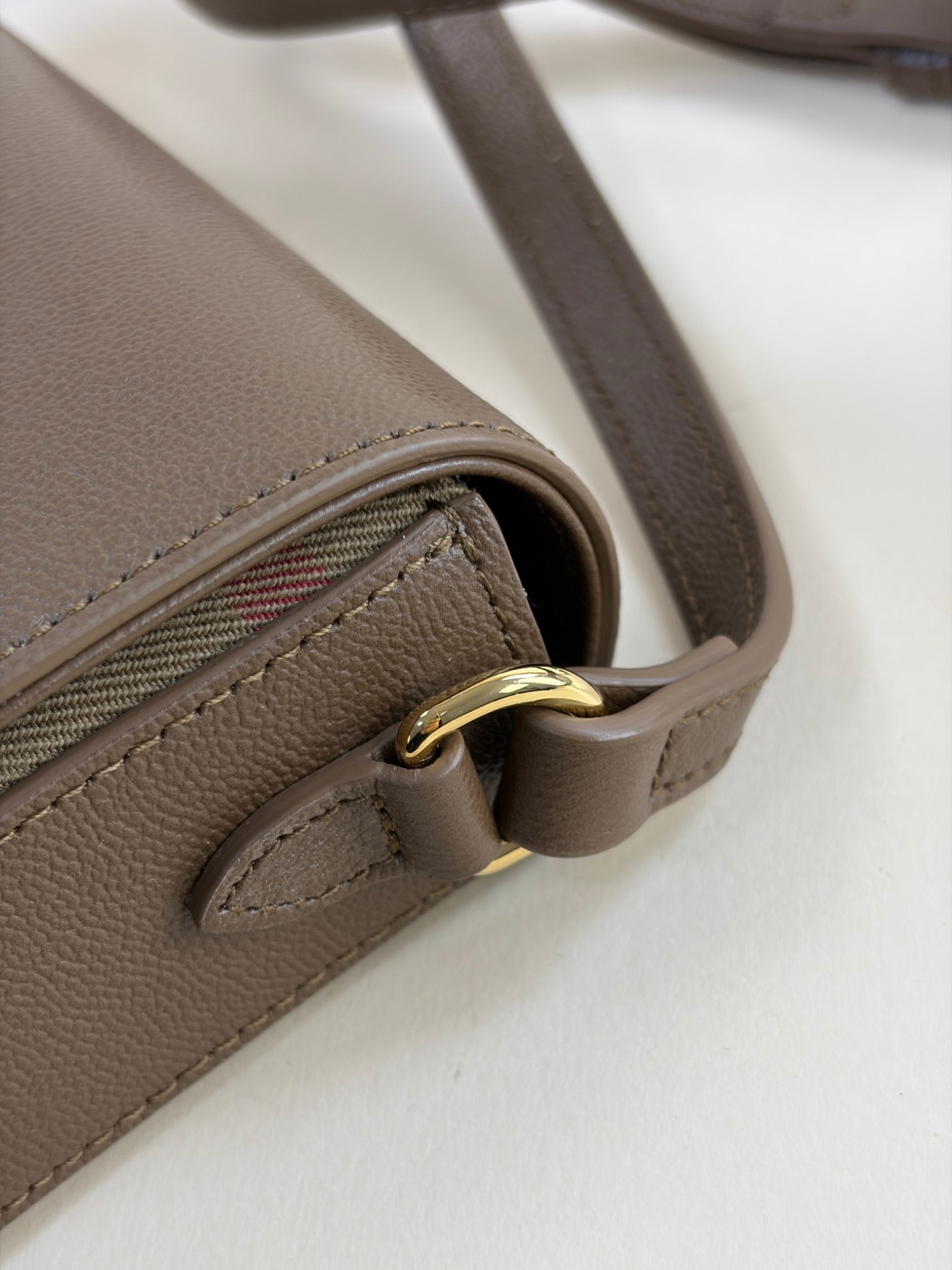 Burberry Brown New Hampshire House Check Crossbody Bag