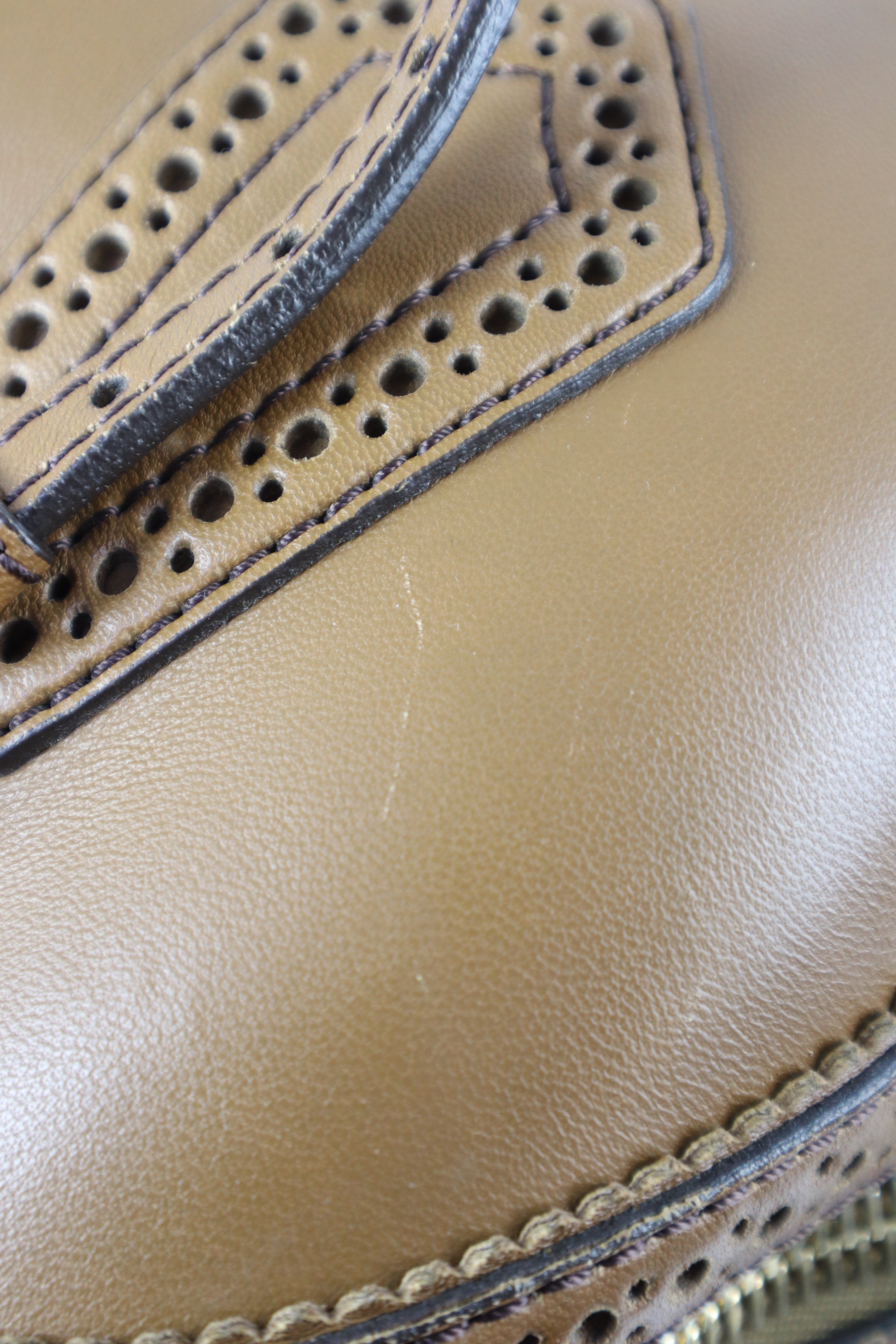 Burberry Camel Orchard Satchel Medium Tote Bag