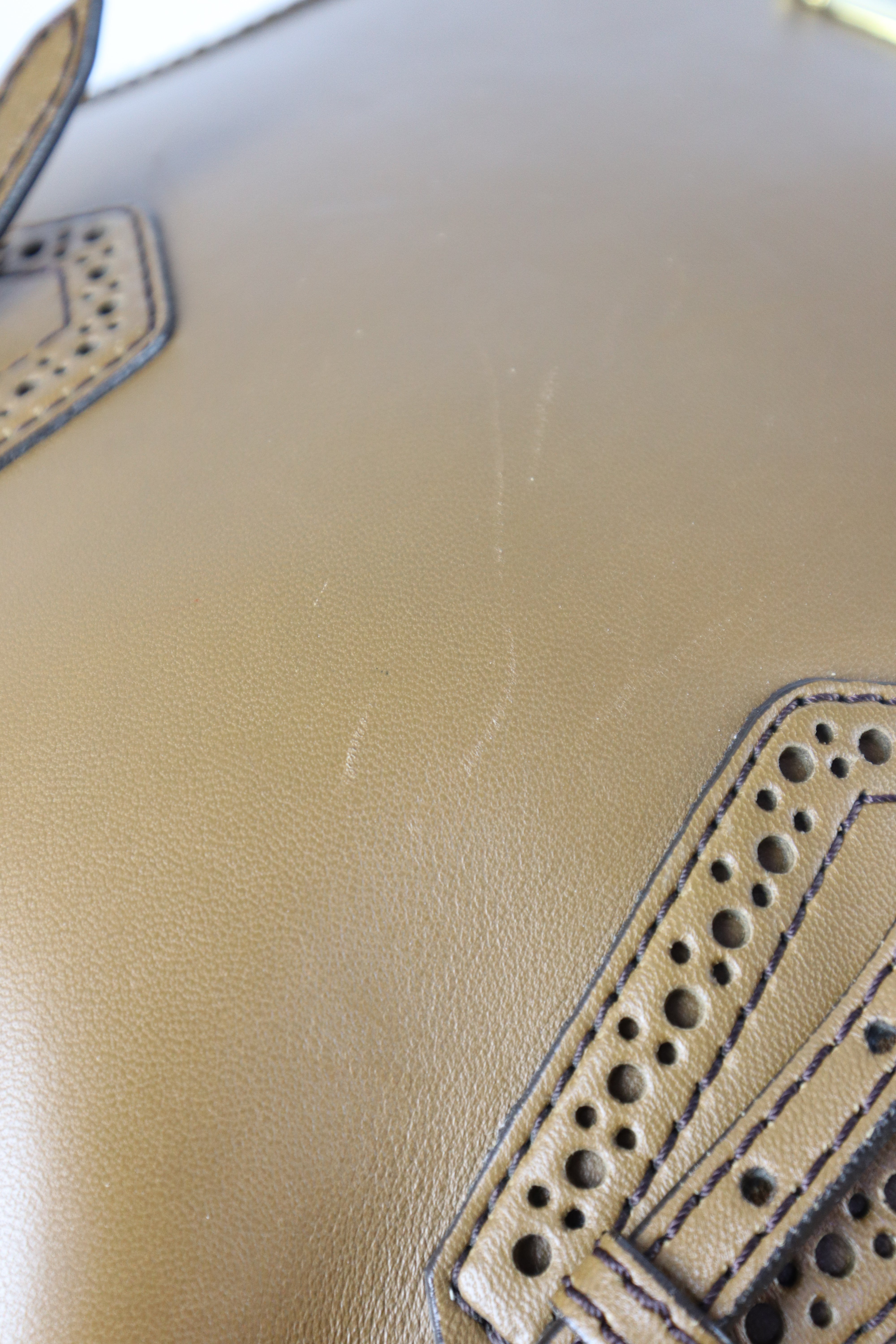 Burberry Camel Orchard Satchel Medium Tote Bag