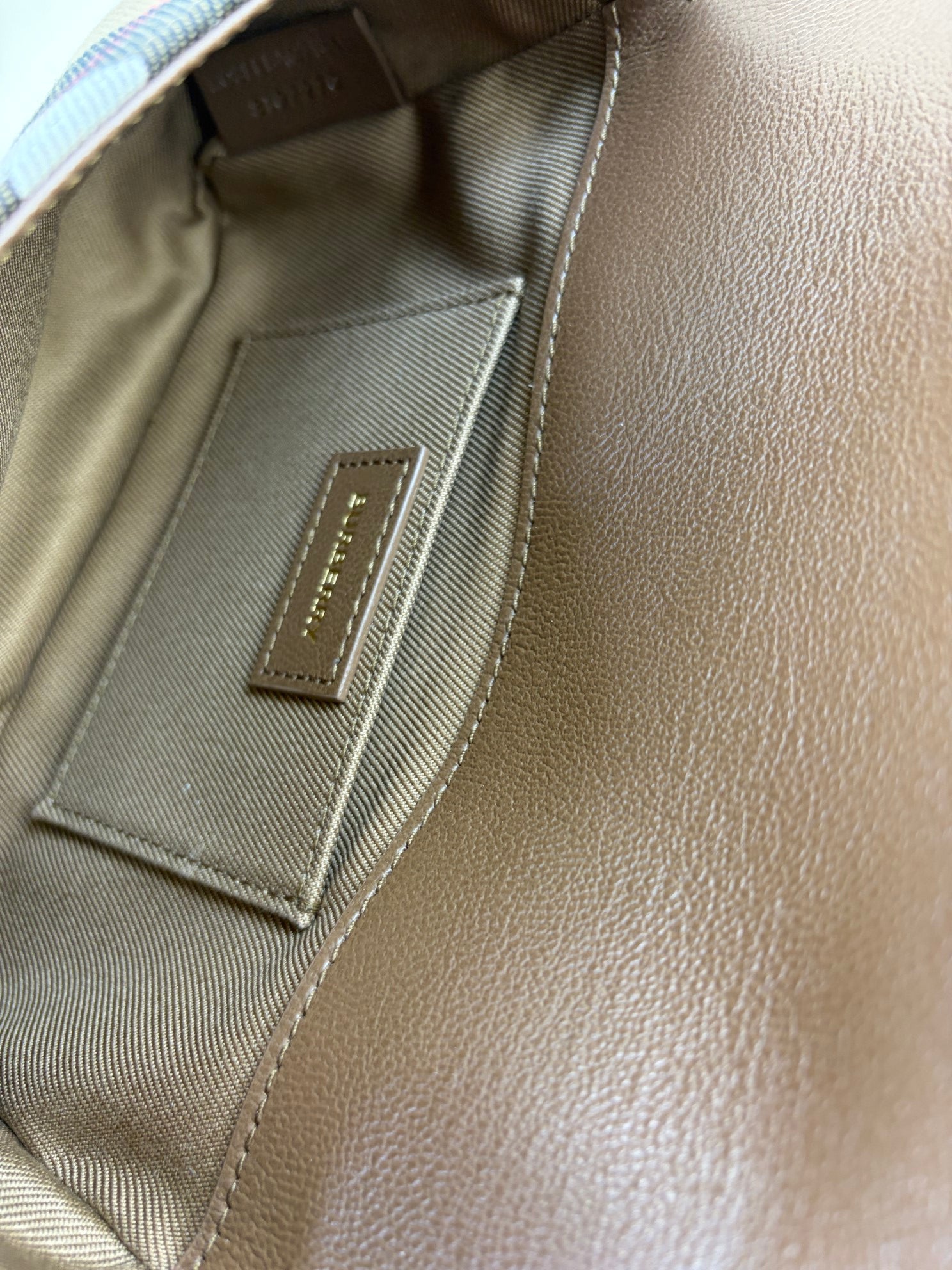 Burberry Brown New Hampshire House Check Crossbody Bag