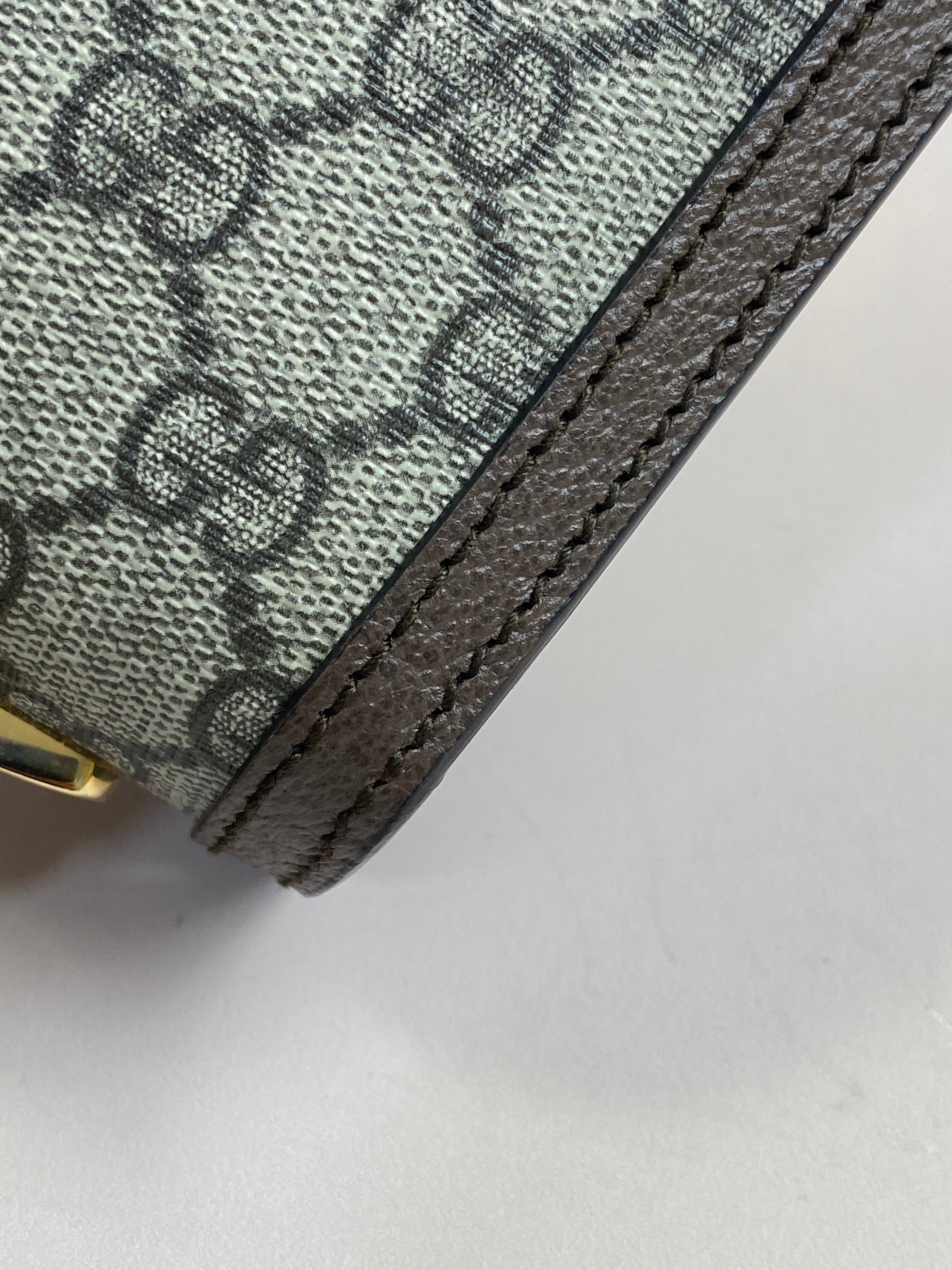 Gucci Bicolor GG Medium Ophidia Top Handle Bag with Strap