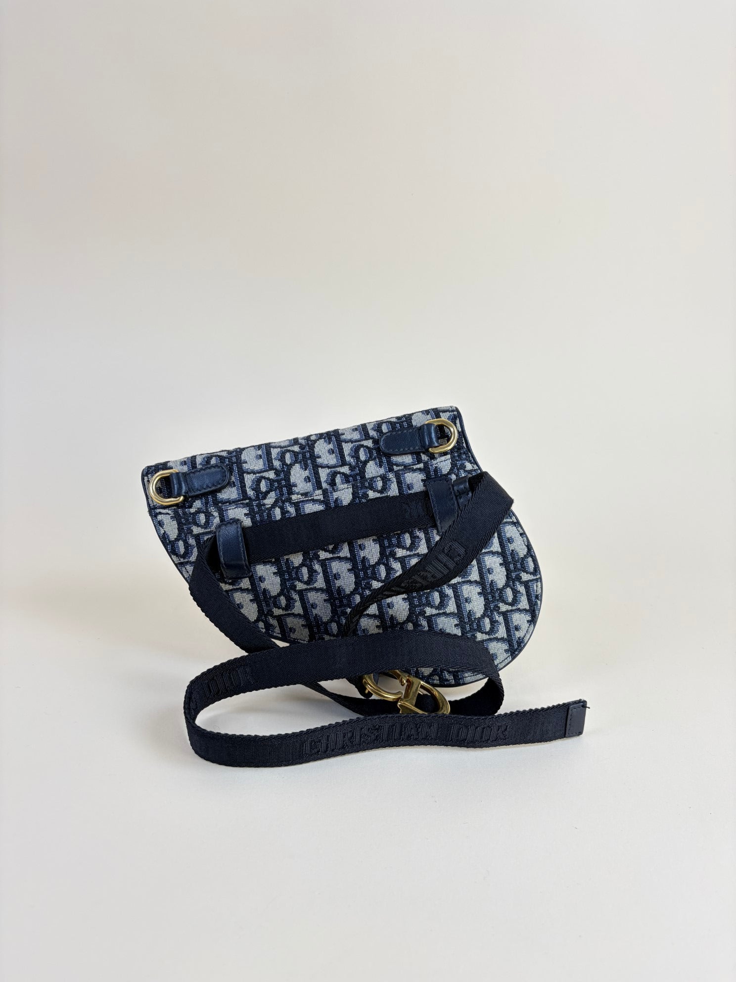 Christian Dior Oblique pouch Saddle Belt Bag