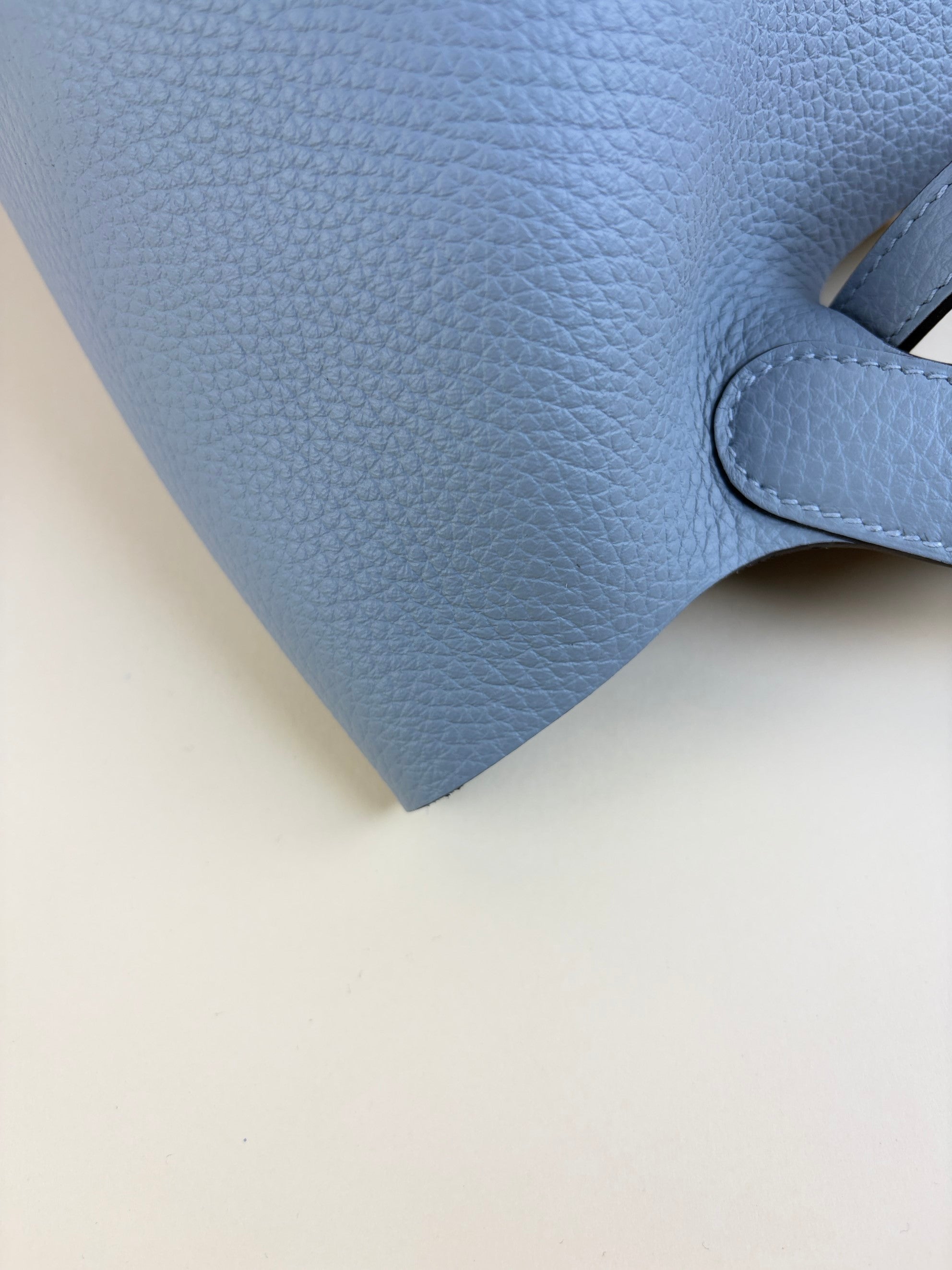 Hermes picotin 22 gris pantin clemence leather