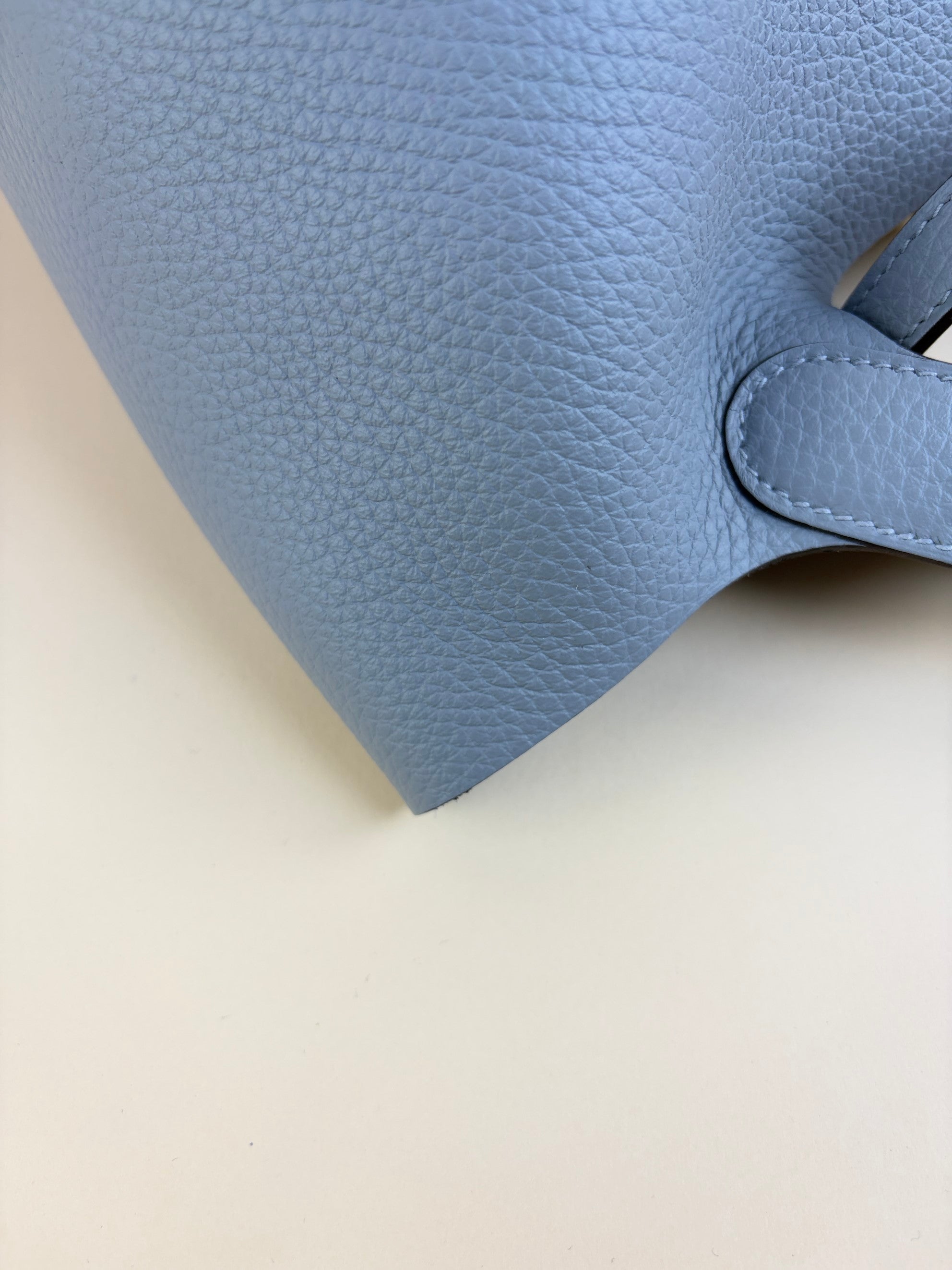 Hermes picotin 22 gris pantin clemence leather