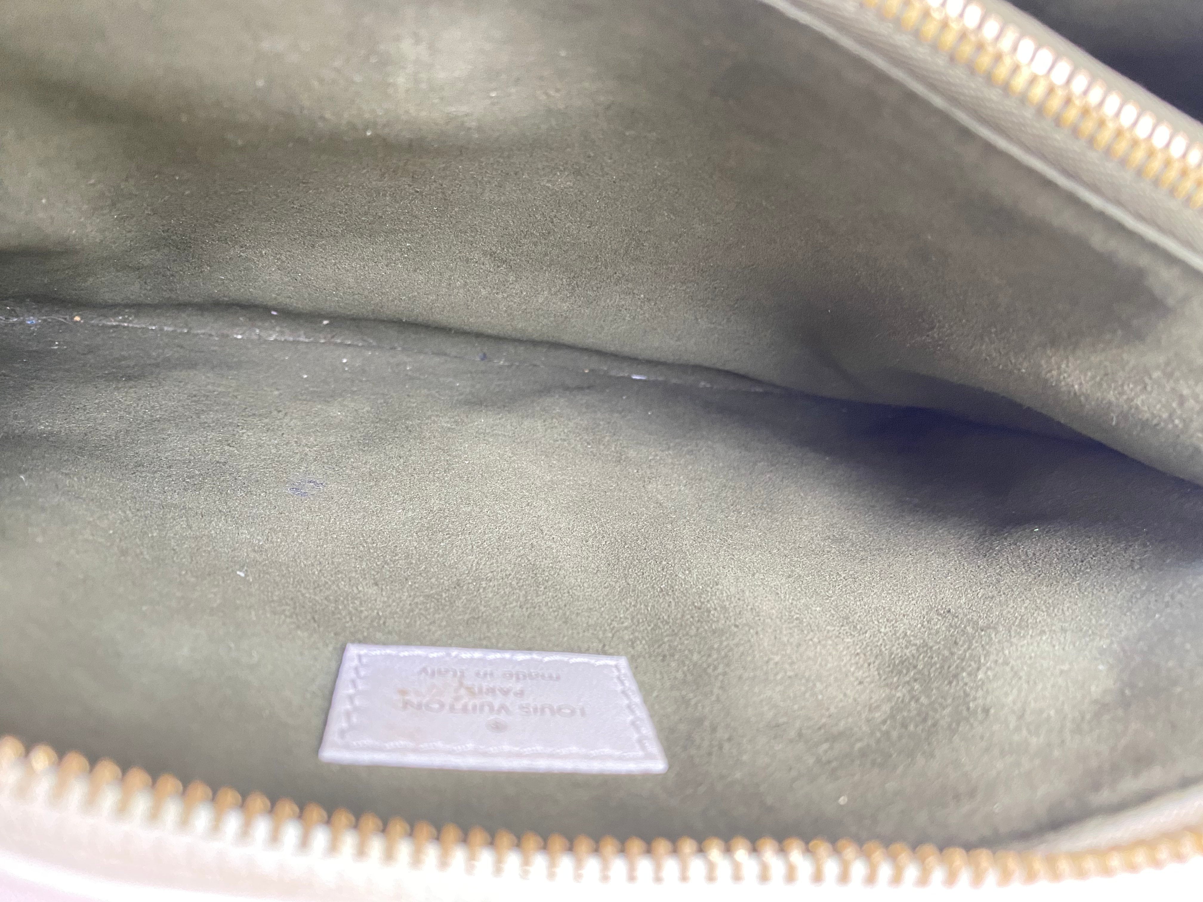 Louis Vuitton Off White Monogram Empreinte Coussin PM Shoulder Bag