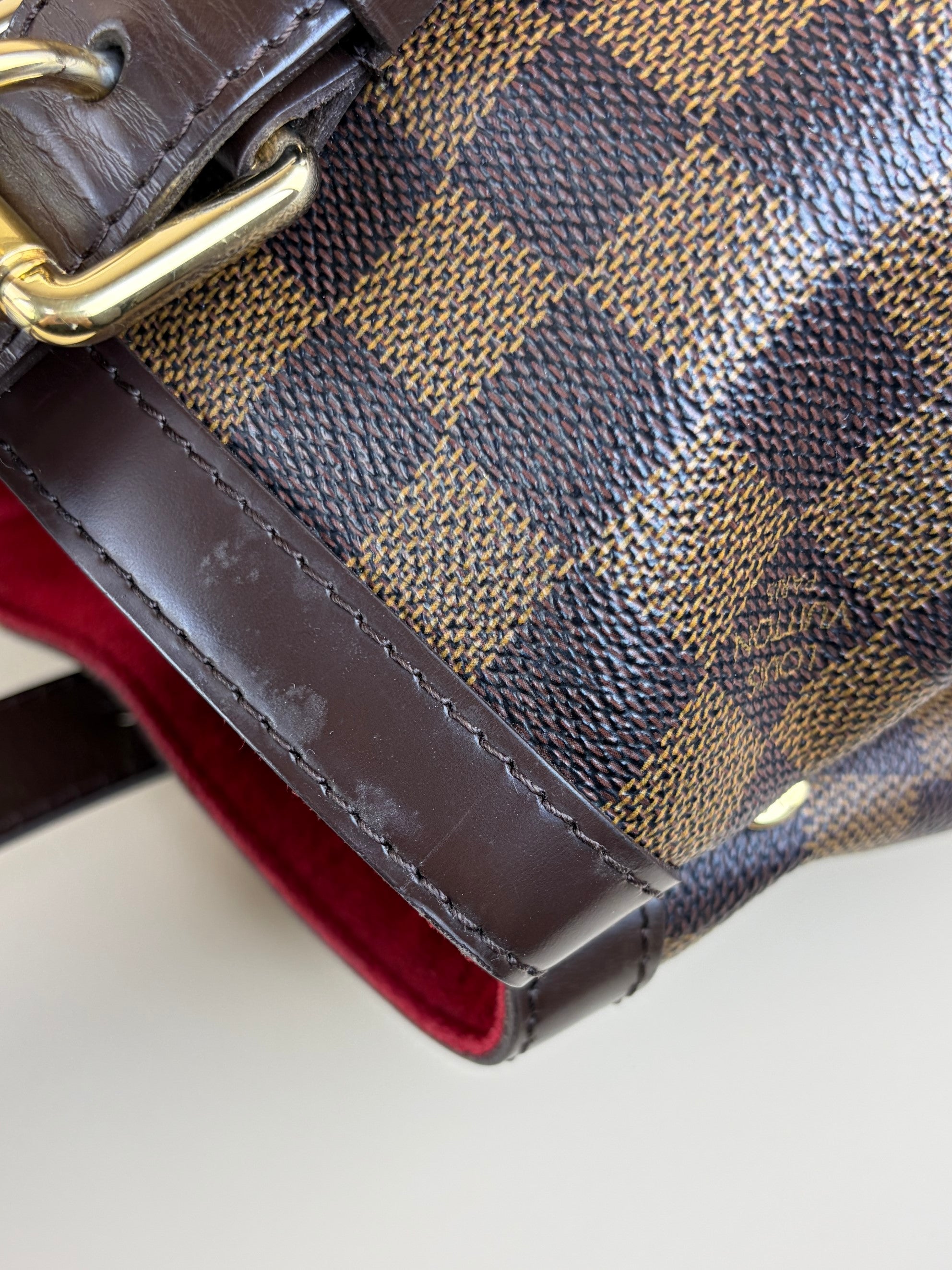 Louis Vuitton Damier Ebene Hampstead MM Bag