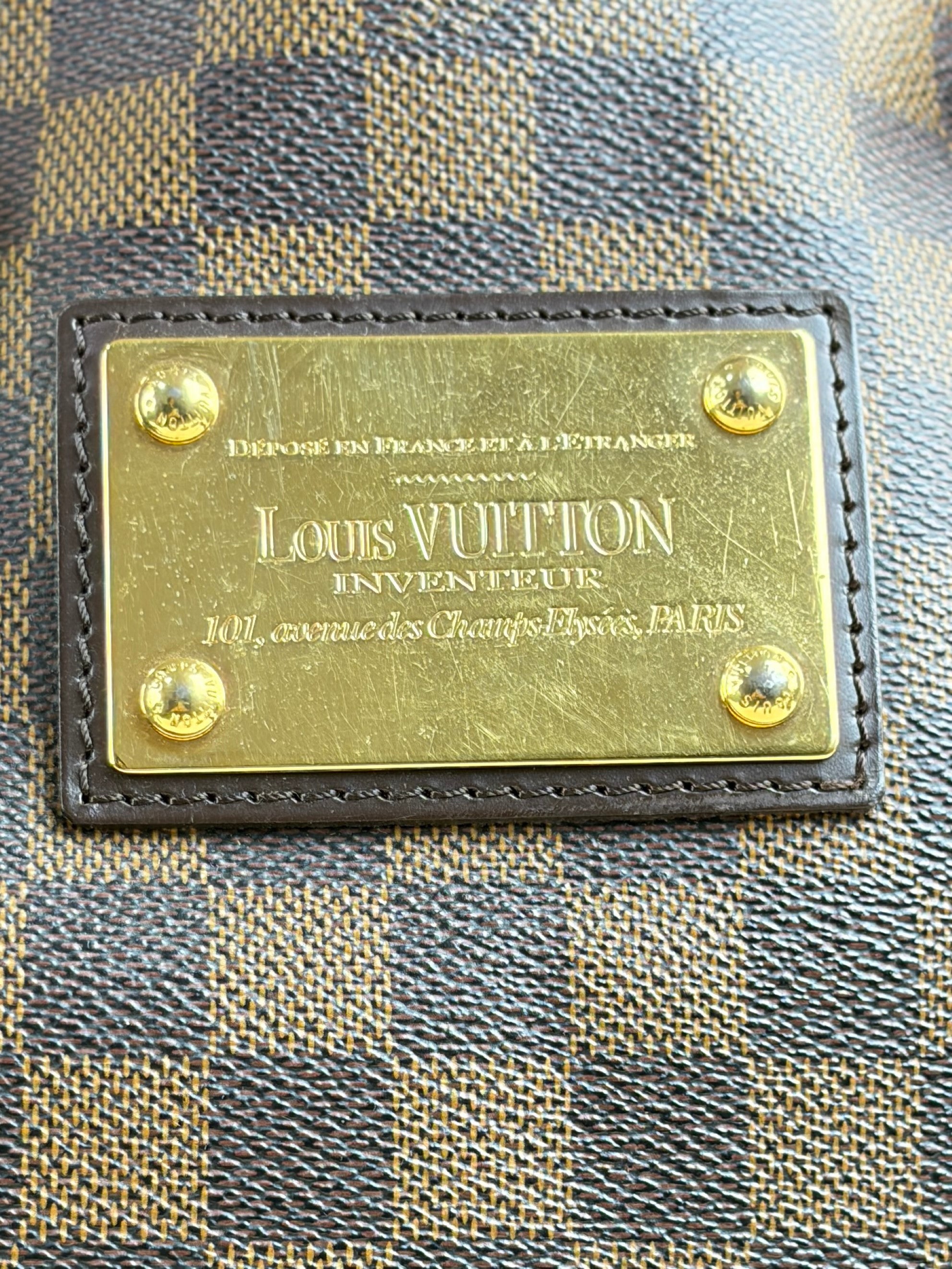 Louis Vuitton Damier Ebene Hampstead MM Bag