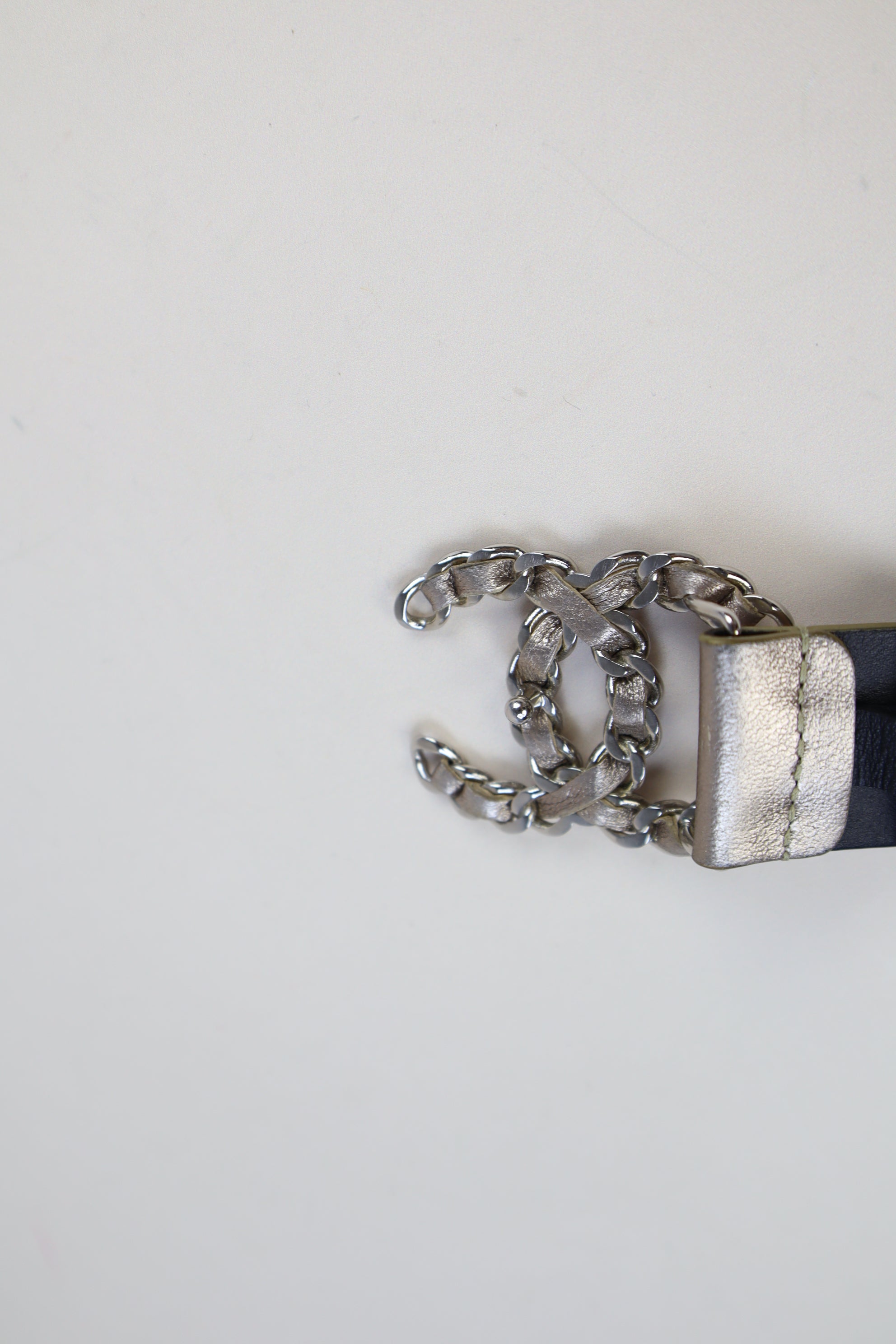 Chanel Bicolor Belt 34