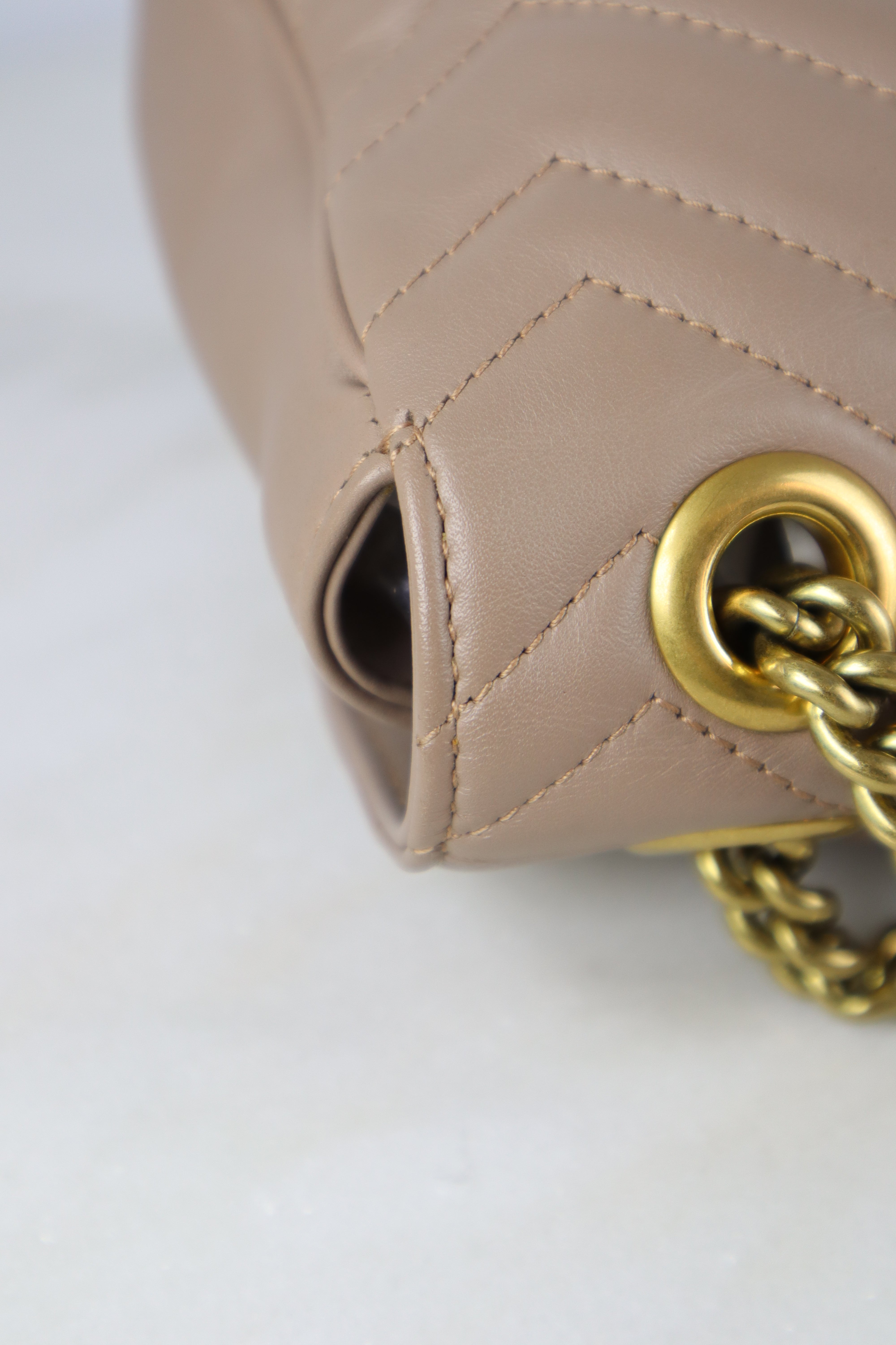 Gucci Nude GG Marmont Large Bag