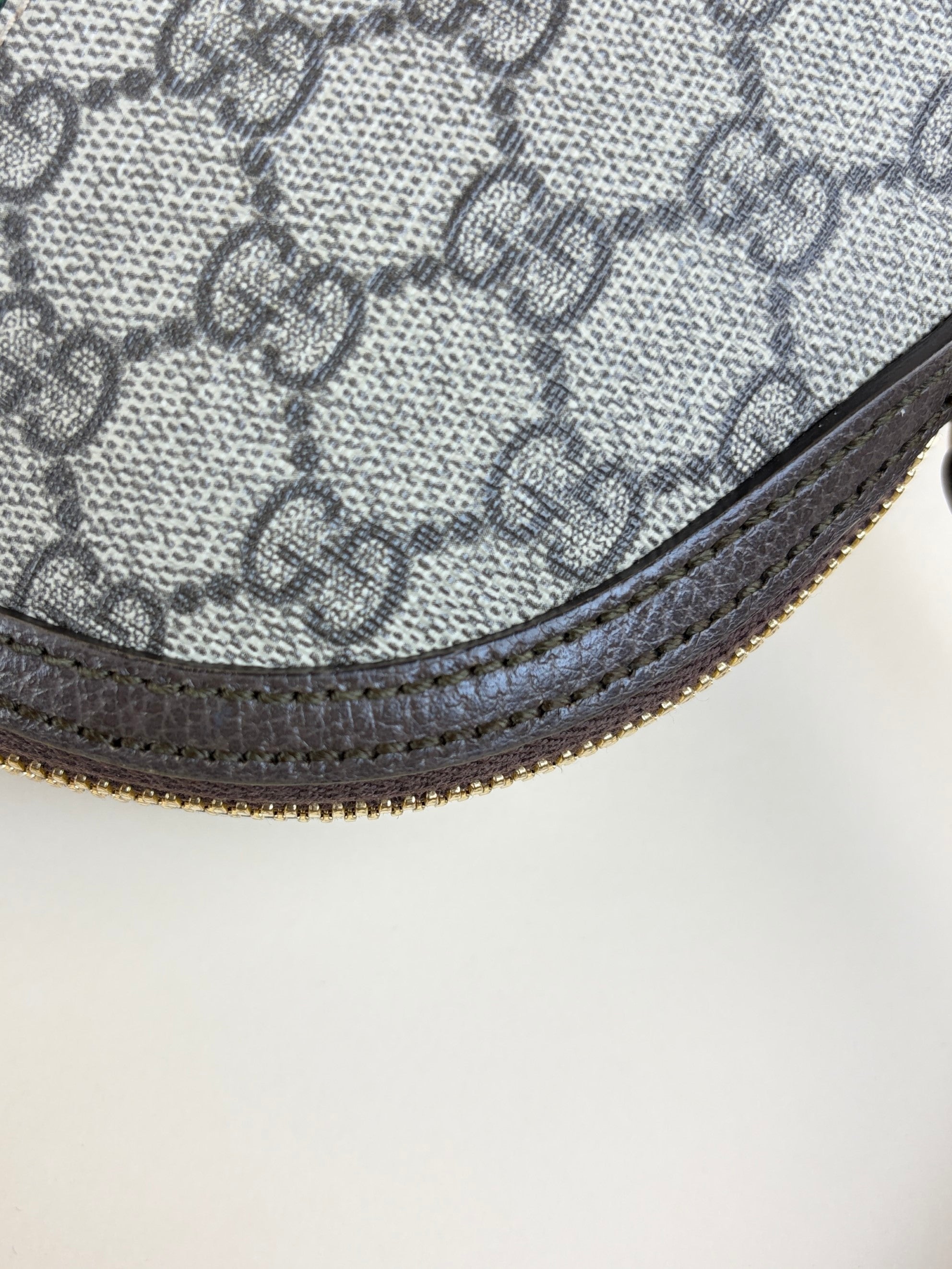 Gucci gg supreme ophidia small, rounded top