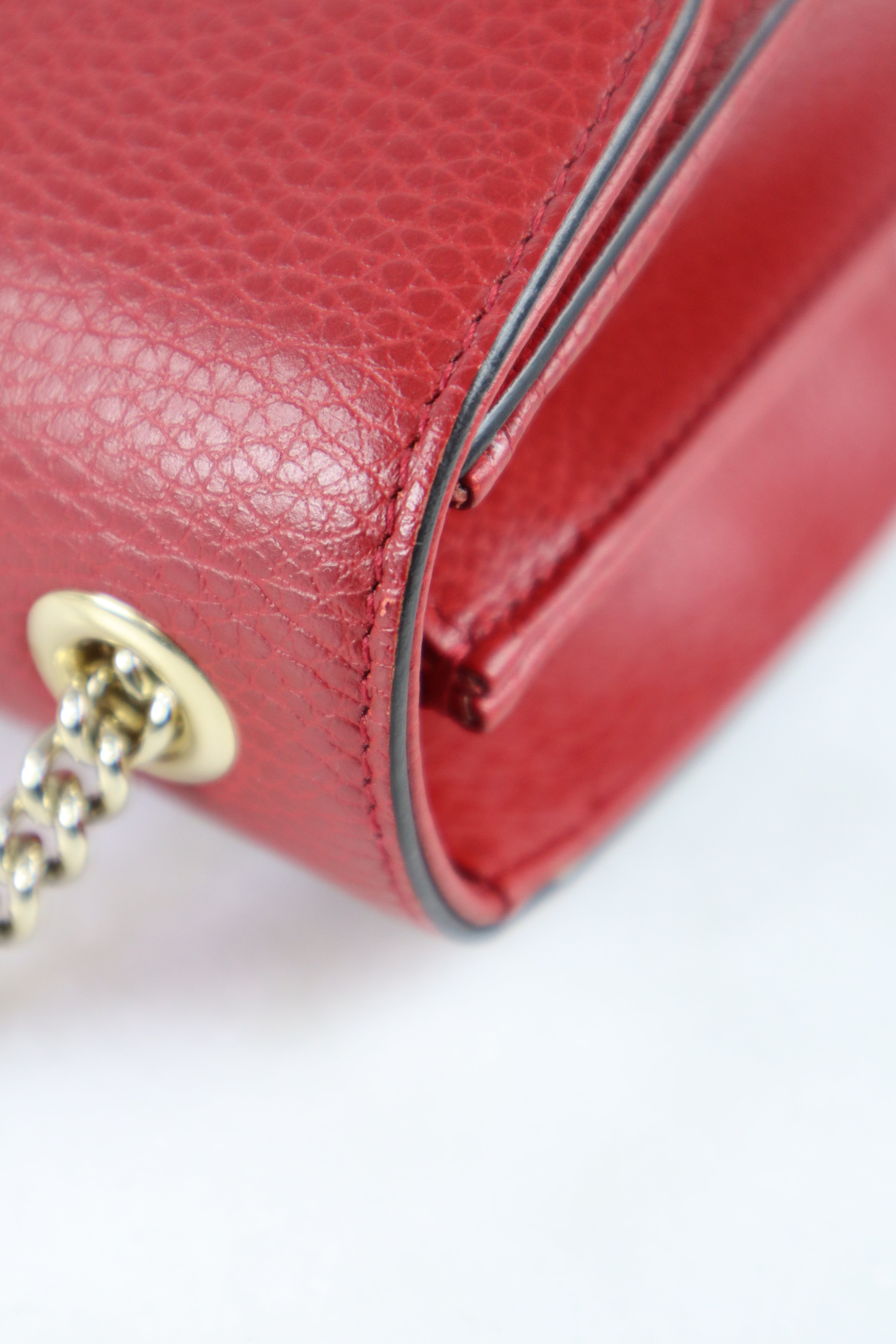 Gucci Red Interlocking Small Bag