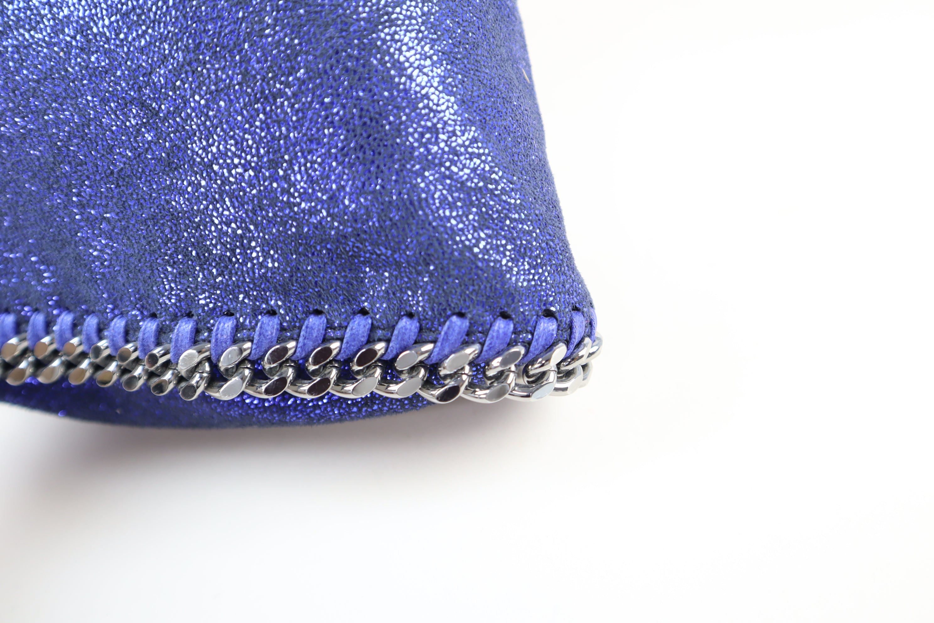 Stella Mccartney Blue Falabella Mini Tote Bag