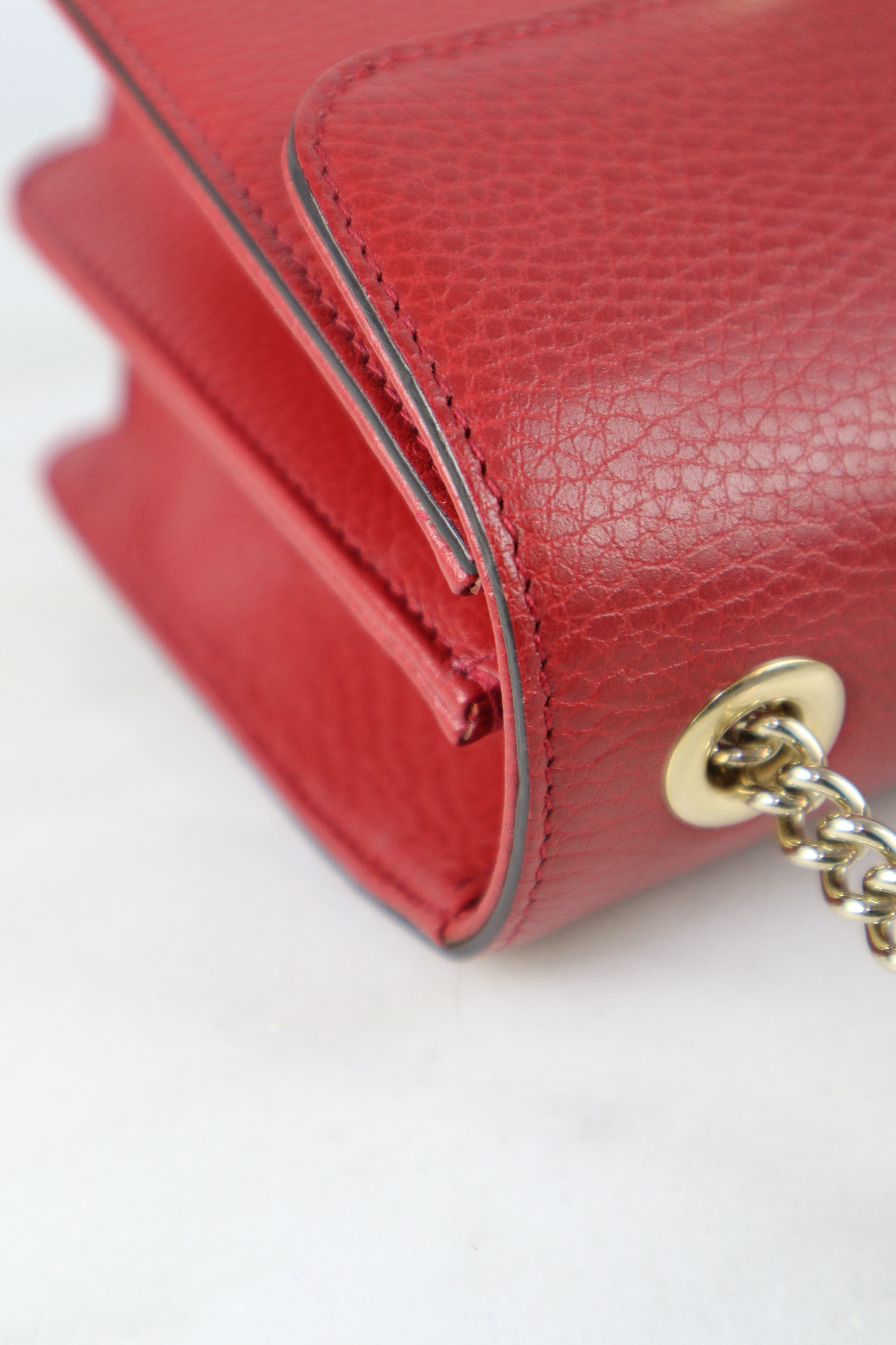 Gucci Red Interlocking Small Bag