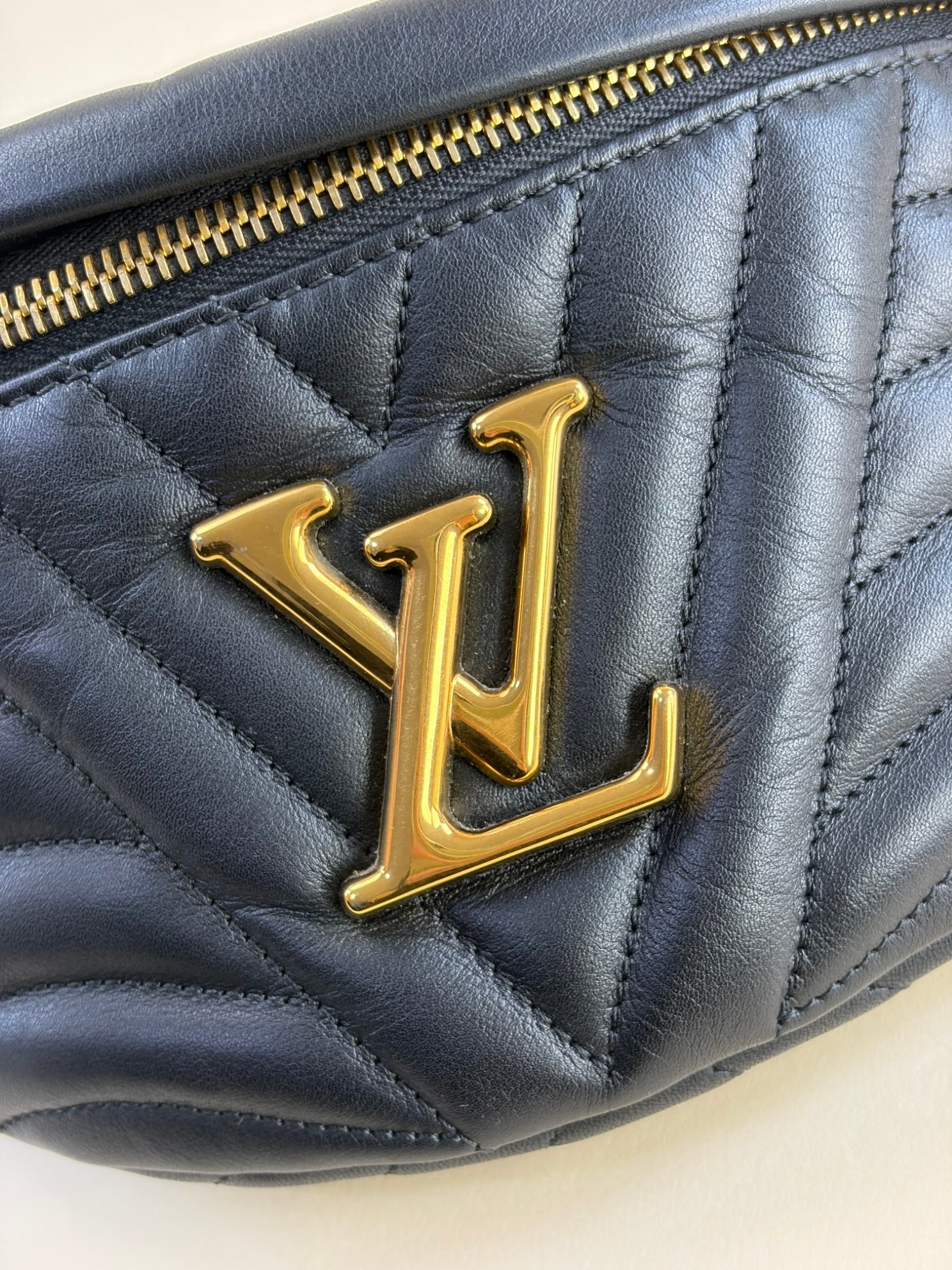 Louis Vuitton Black New Wave Bumbag