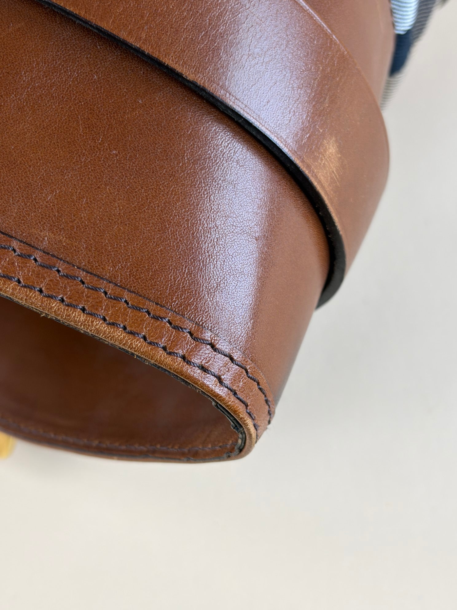 Burberry Camel Lyncher Bridle House Check medium Top Handle Bag-top handle-Burberry-The Closet Egypt