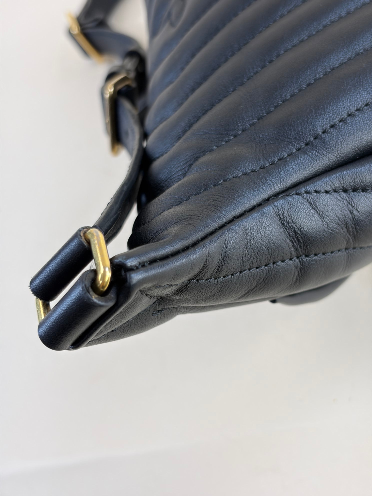 Louis Vuitton Black New Wave Bumbag