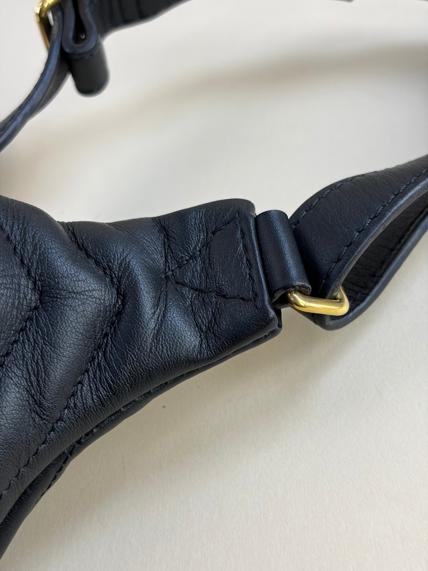 Louis Vuitton Black New Wave Bumbag