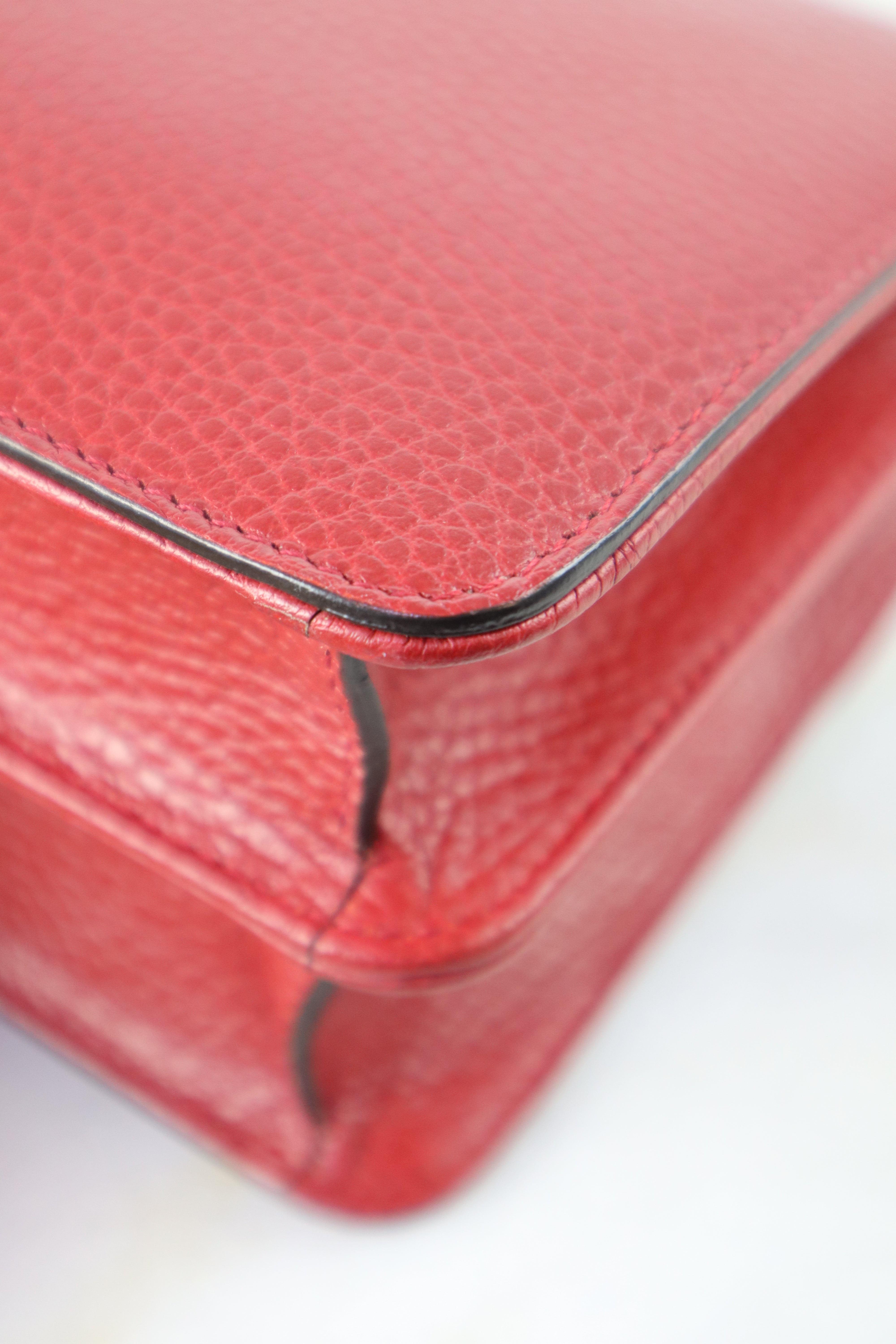 Gucci Red Interlocking Small Bag