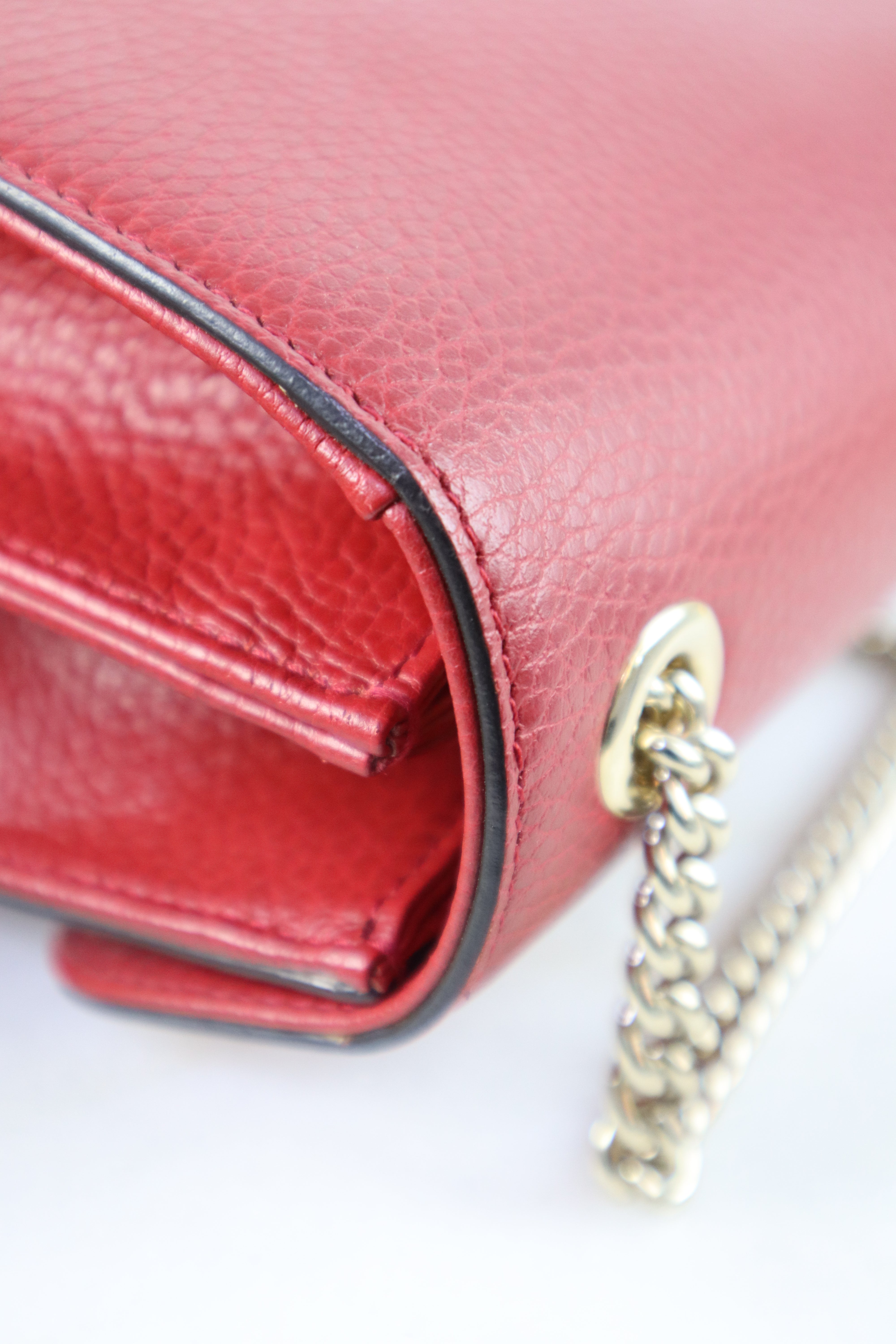 Gucci Red Interlocking Small Bag