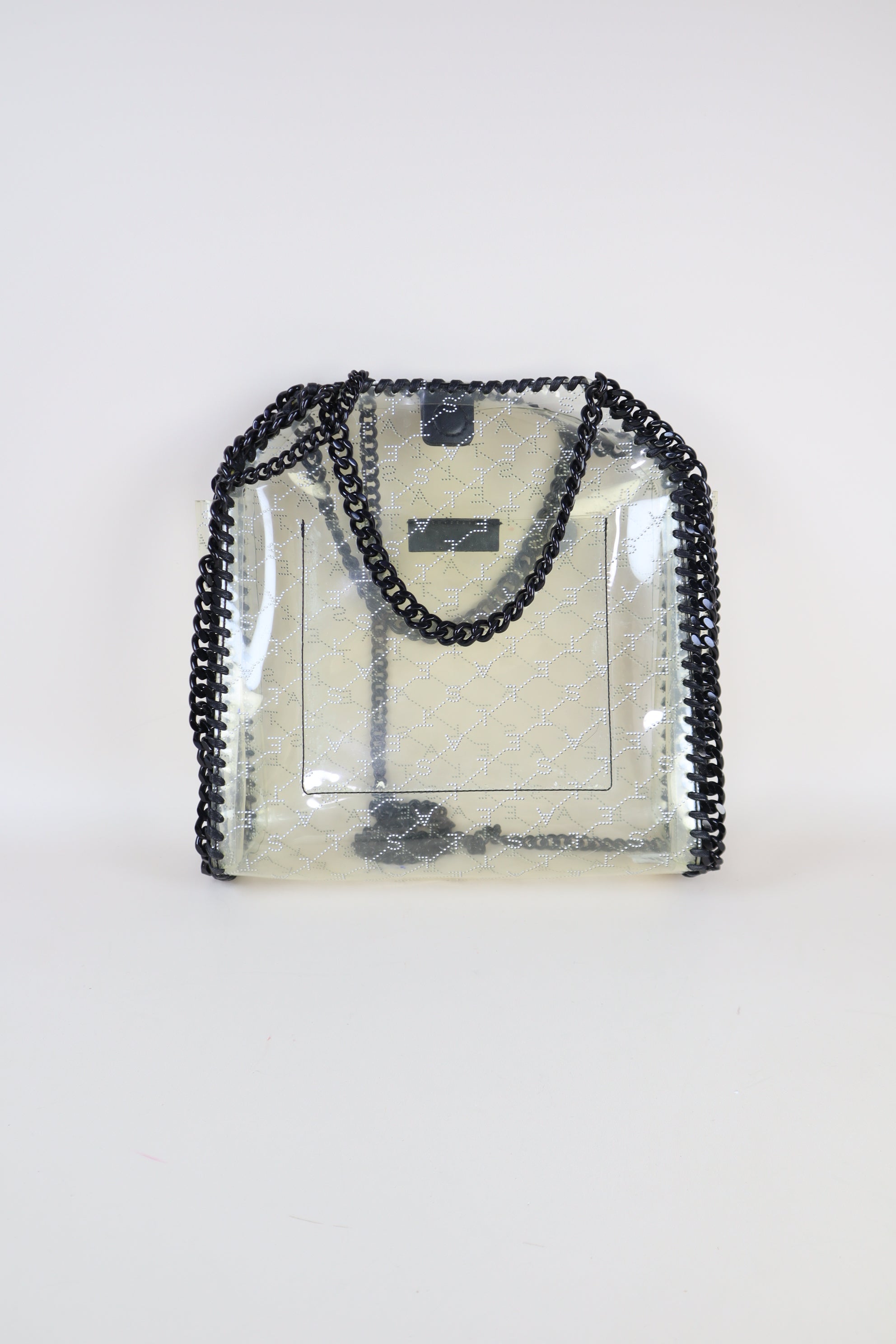 Stella Mccartney Transparent PVC Falabella Mini Tote Bag