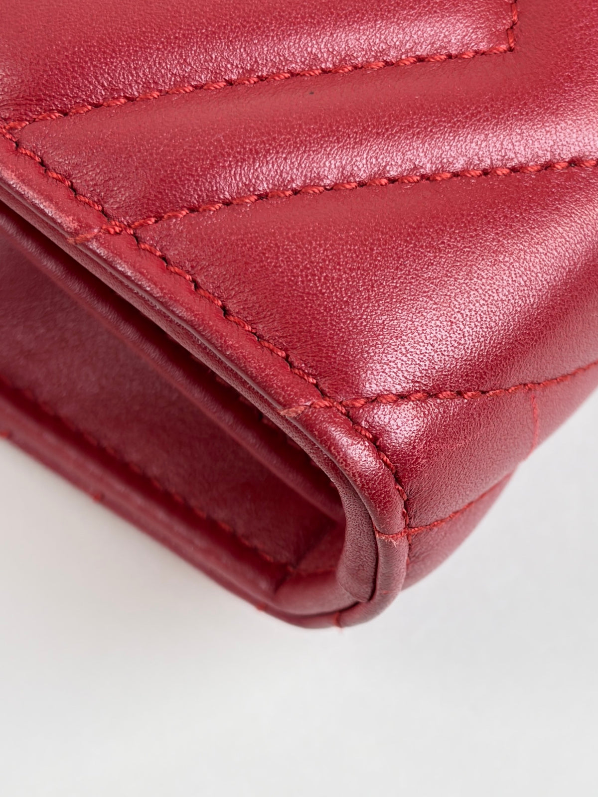 Gucci red Marmont wallet Bag