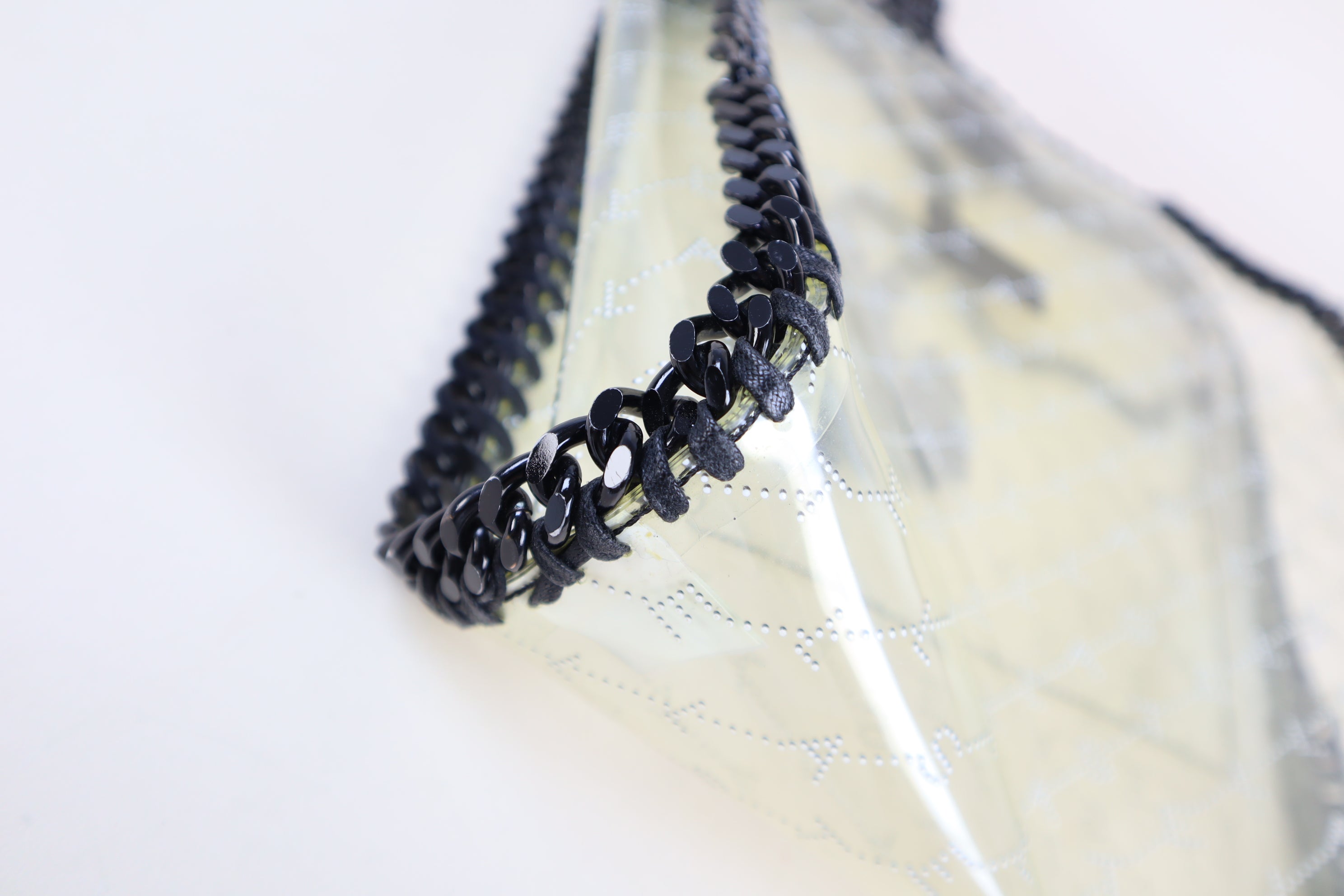 Stella Mccartney Transparent PVC Falabella Mini Tote Bag