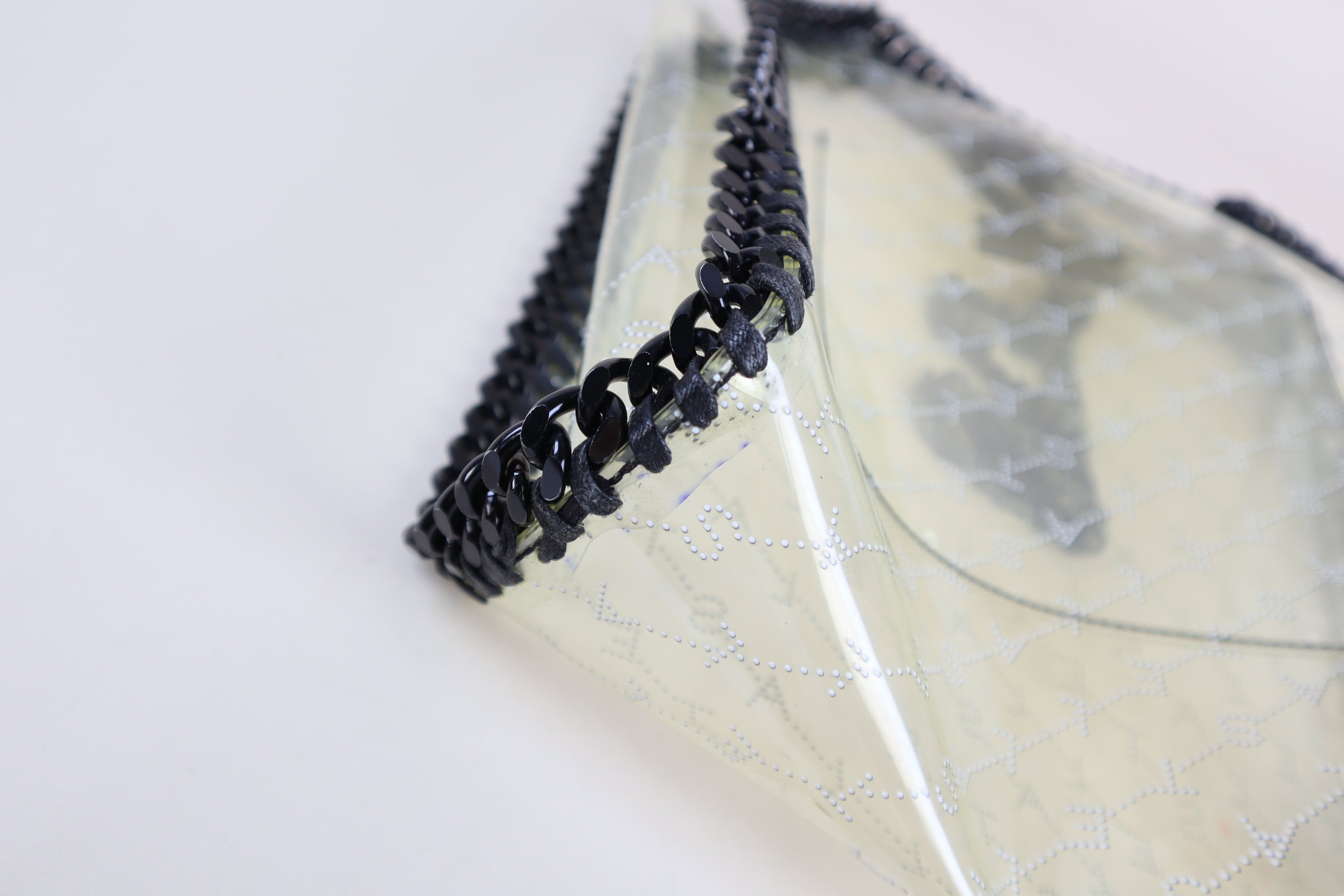 Stella Mccartney Transparent PVC Falabella Mini Tote Bag