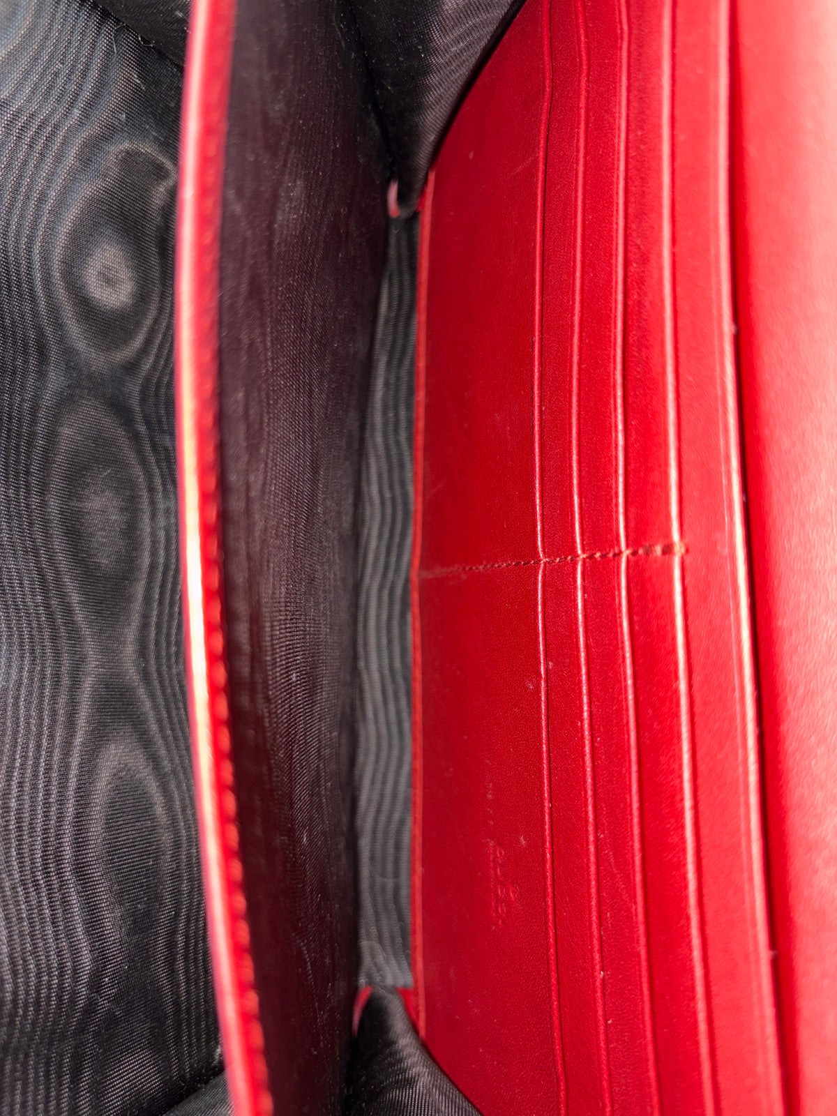 Gucci red Marmont wallet Bag