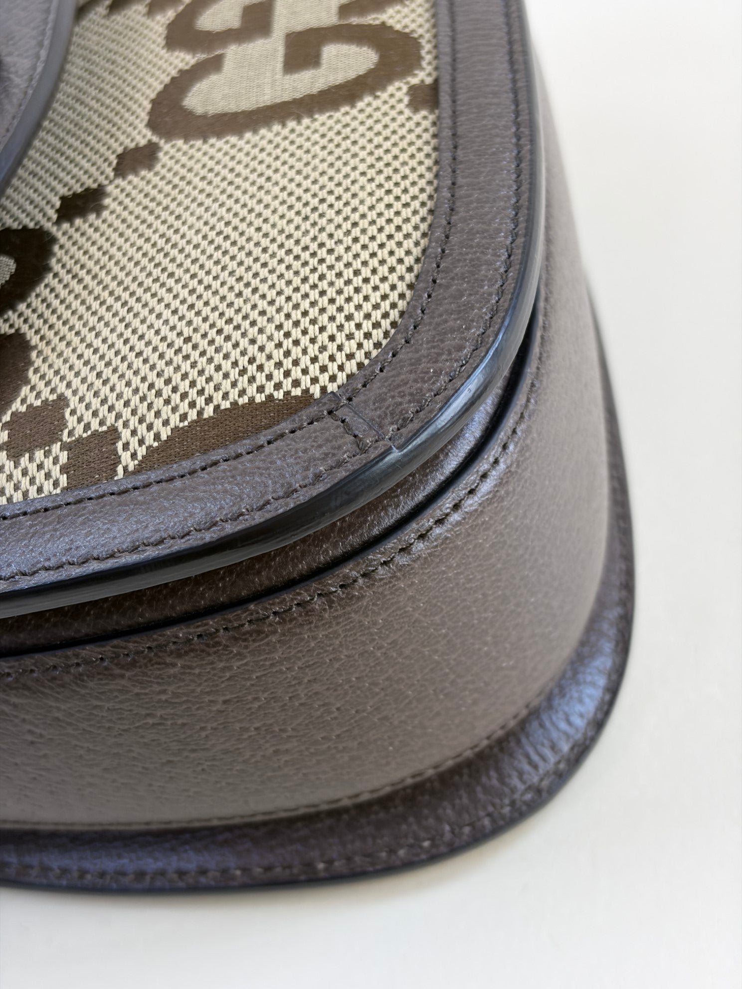 GUCCI monogram gg jumbo canvas bamboo1947small