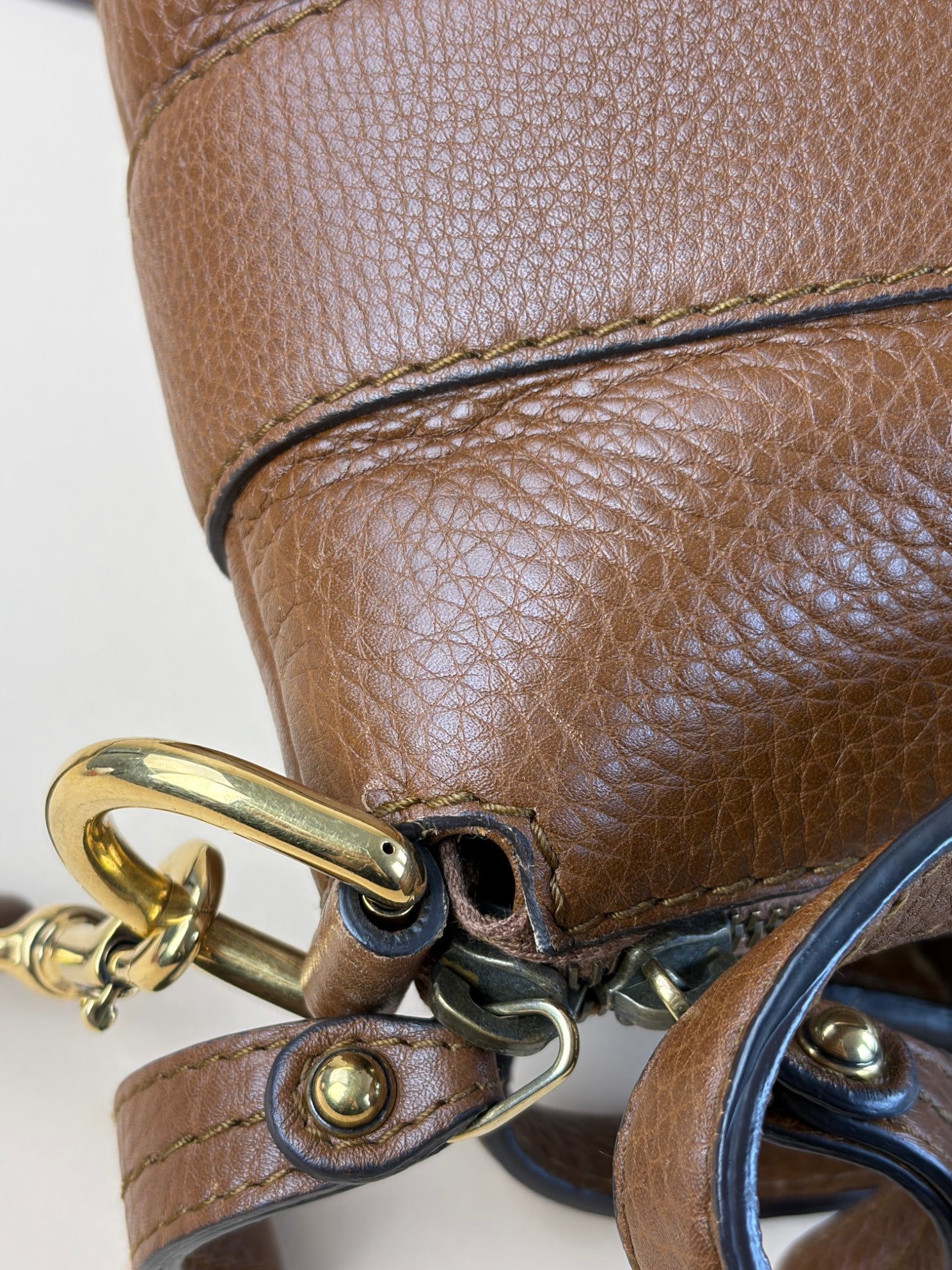 GUCCI ride medium top handle brown-shoulder bag-Gucci-The Closet Egypt
