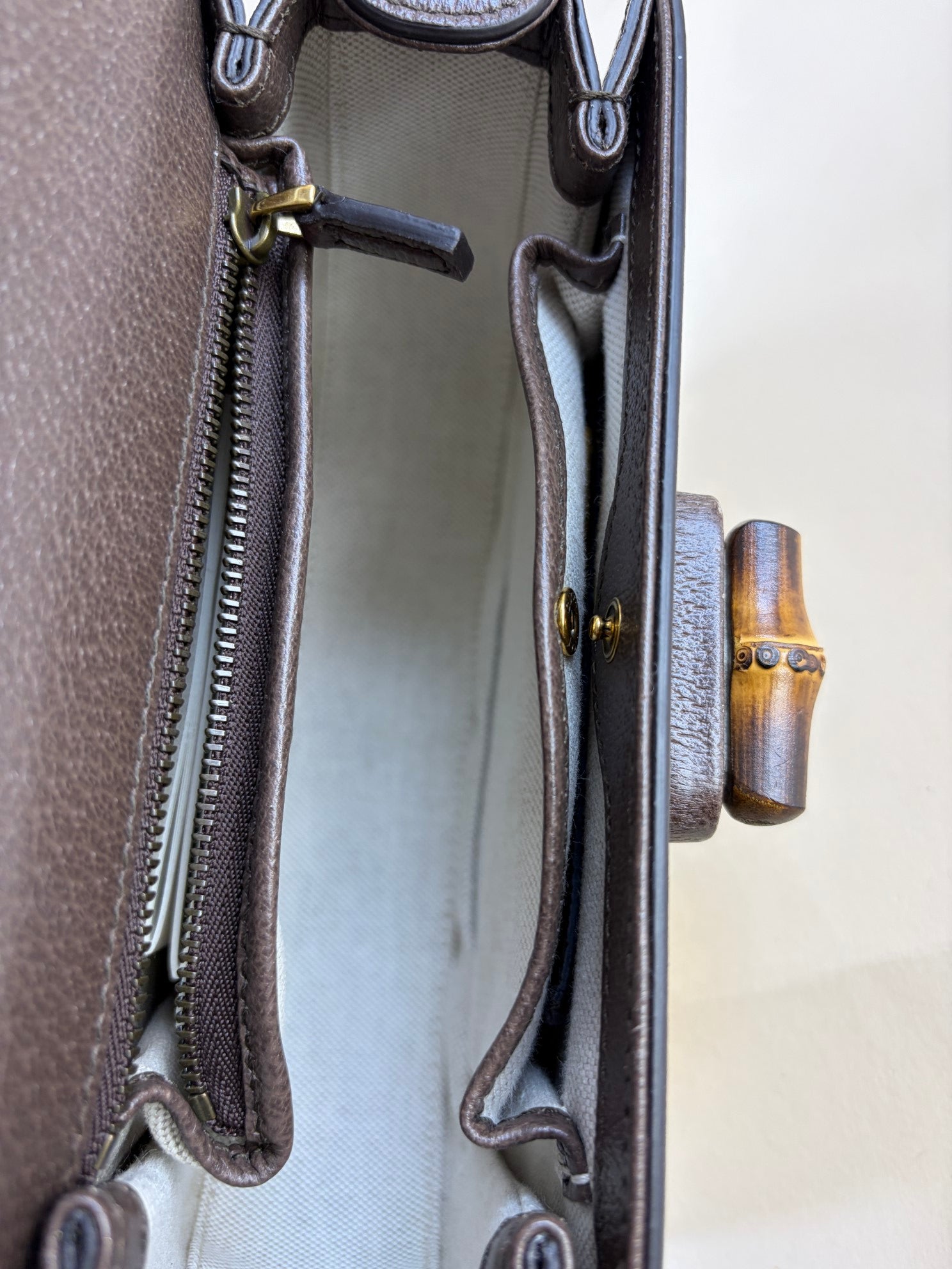 GUCCI monogram gg jumbo canvas bamboo1947small