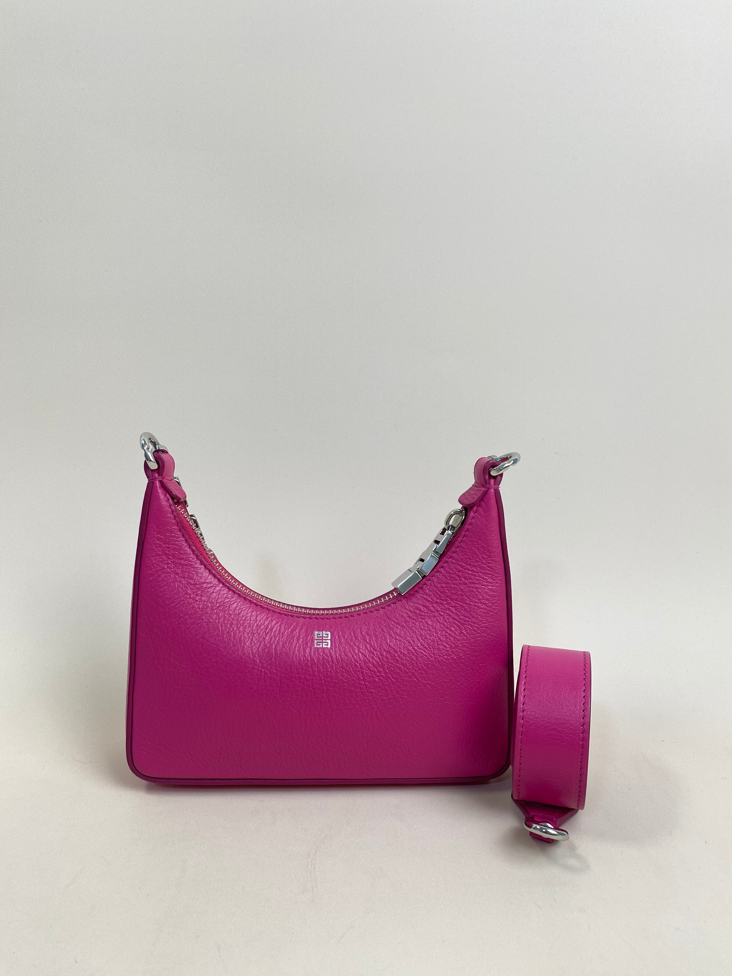 Givenchy Hot Pink Moon Cut Out Mini Crossbody Bag