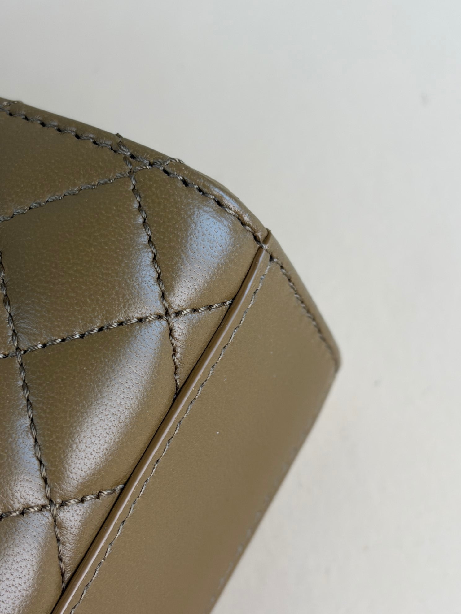 YSL light brown leather matelassé medium lambskin envelope-shoulder bag-YSL-The Closet Egypt