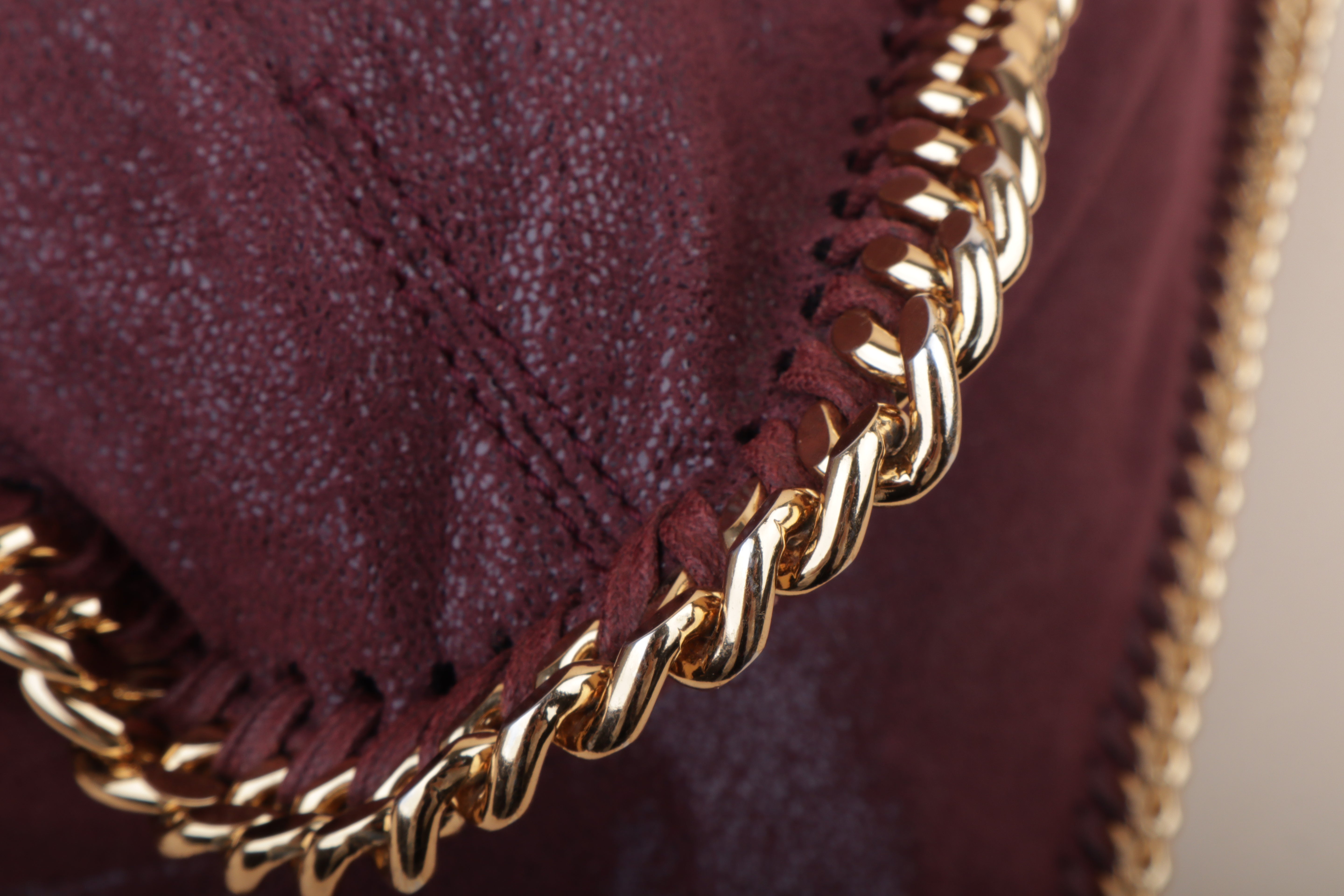 Stella Mccartney Burgundy Plum Falabella Bag
