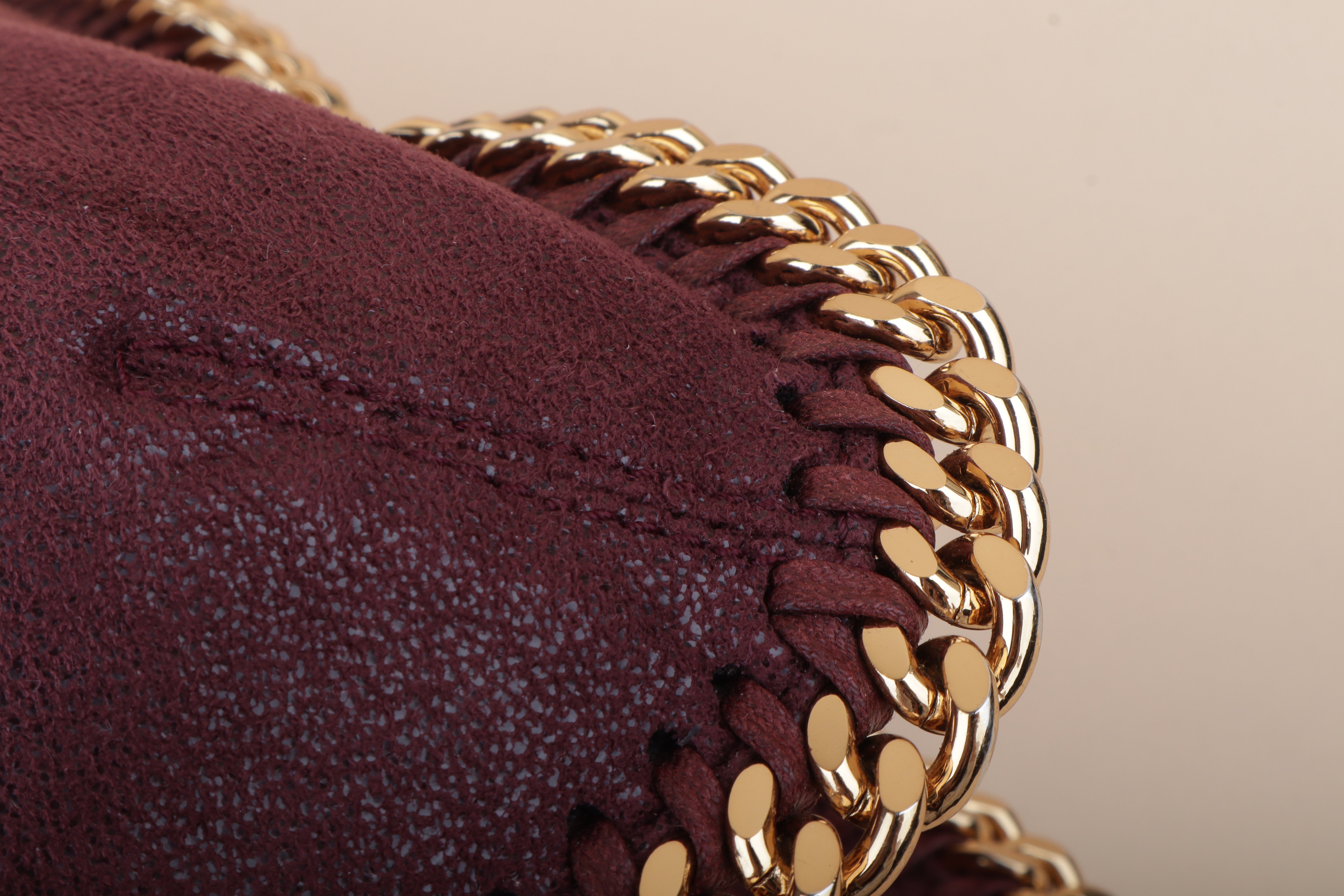 Stella Mccartney Burgundy Plum Falabella Bag