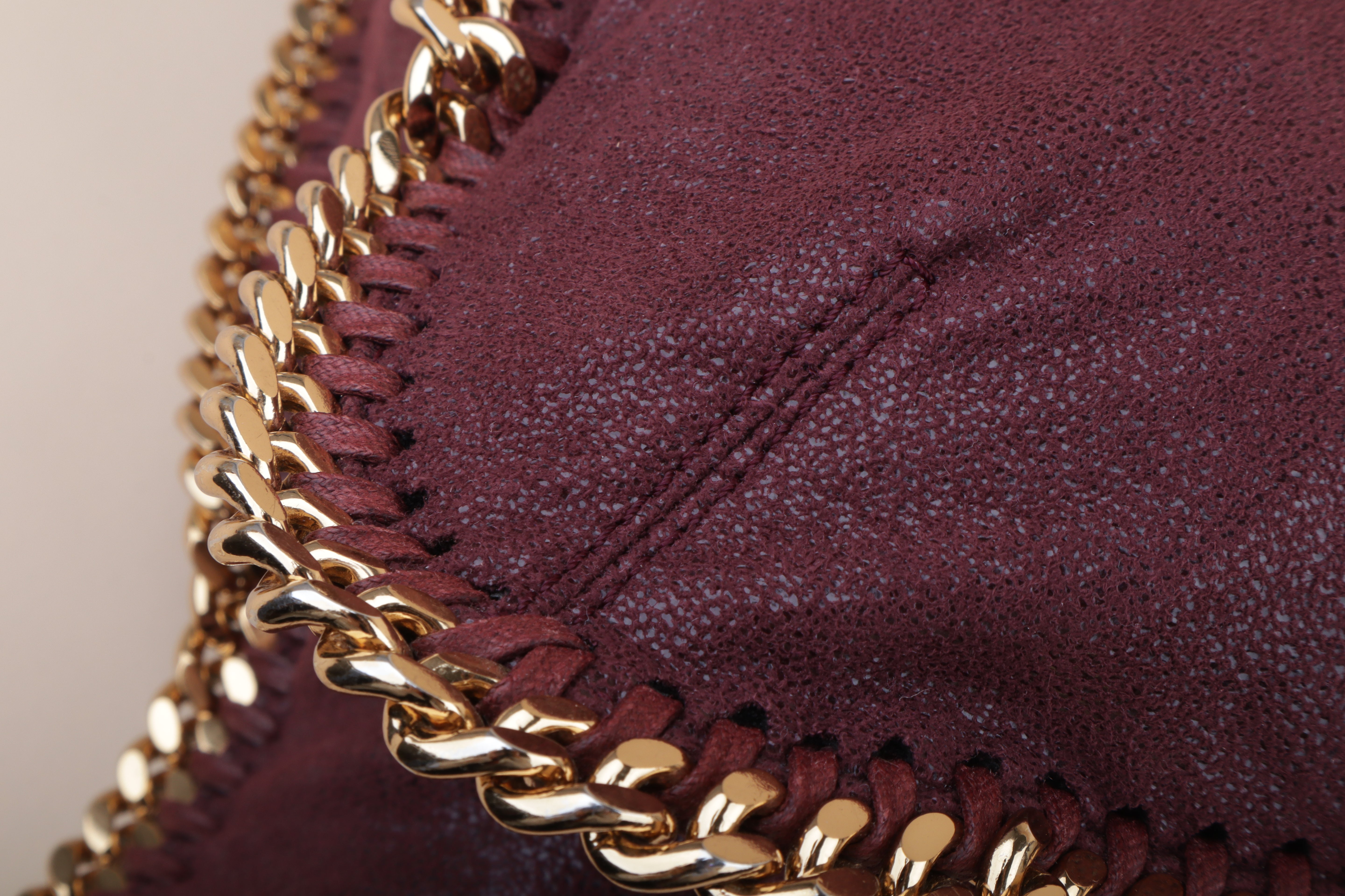 Stella Mccartney Burgundy Plum Falabella Bag