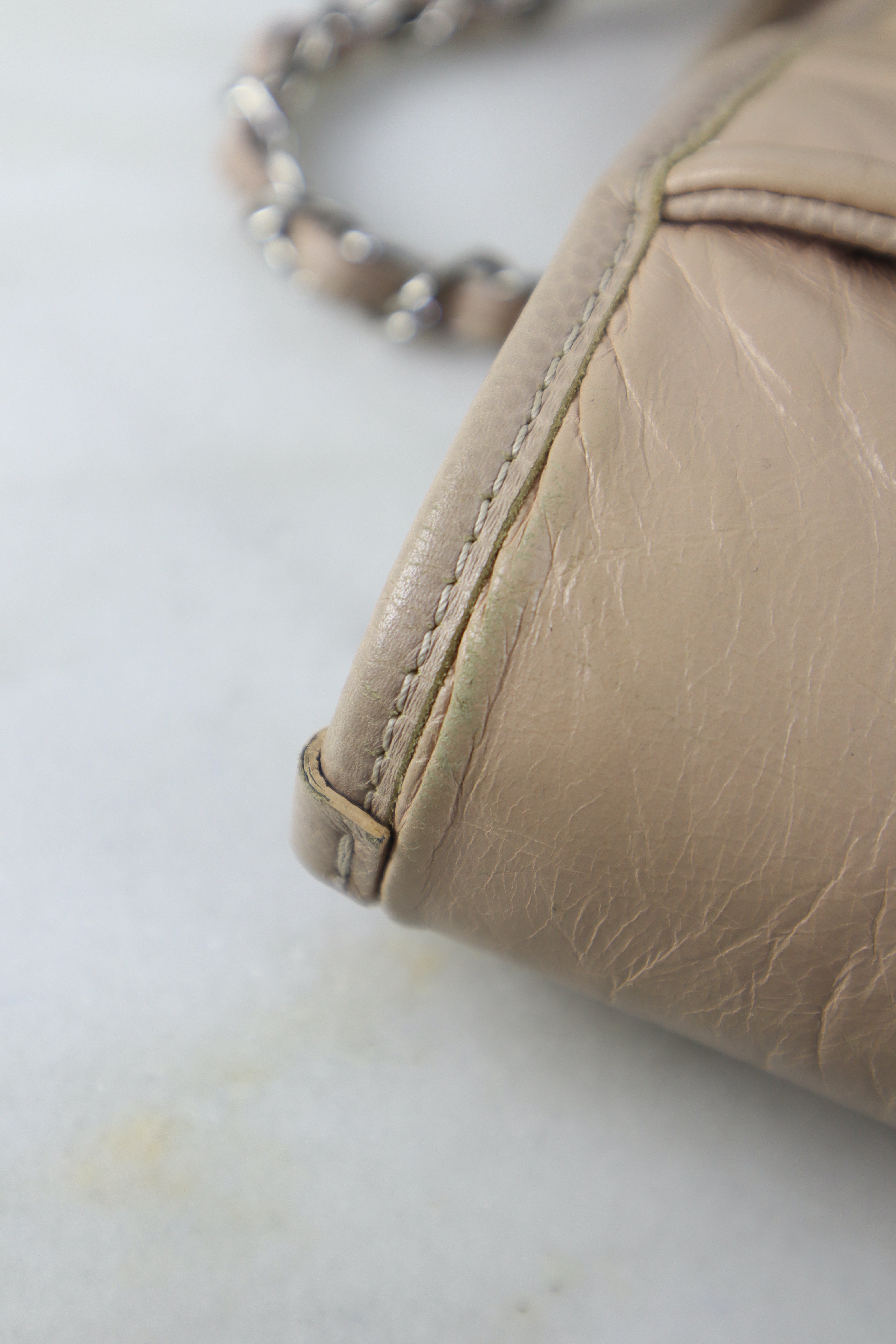 Chanel Light Pink Glazed Large Deauville Tote Top Handle Bag