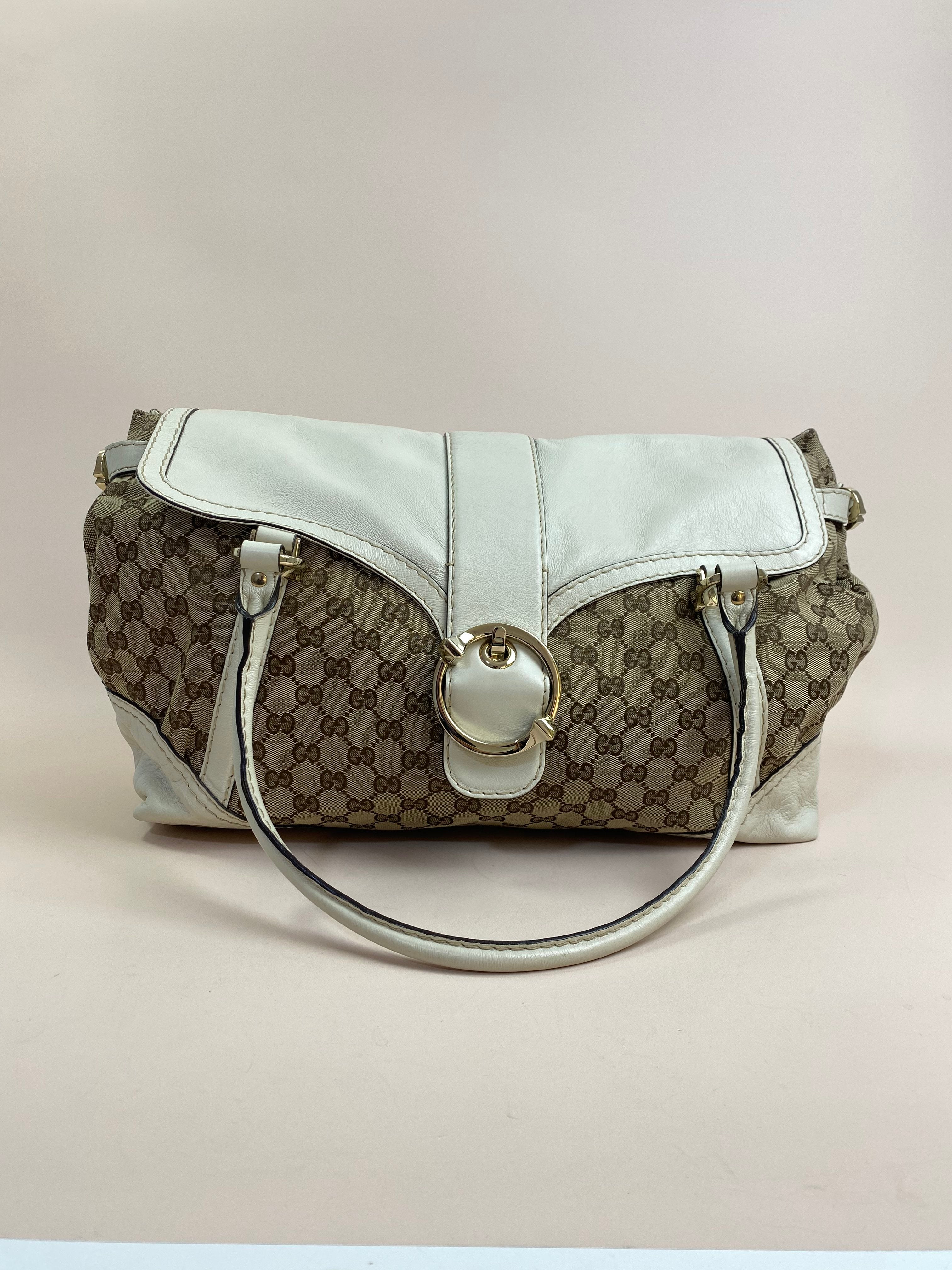Gucci Bicolor GG Shoulder Bag