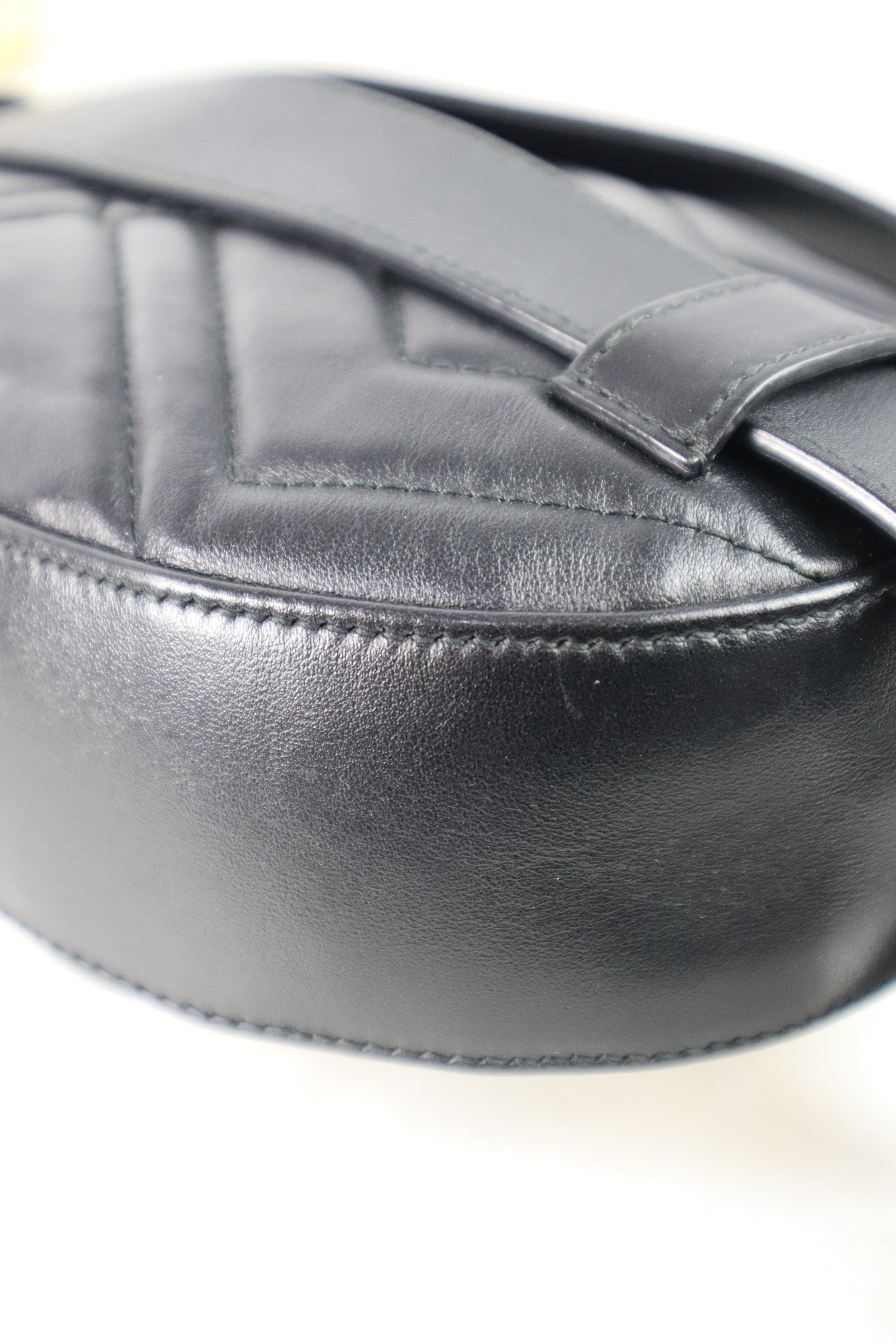 Gucci Black Applique Belt Bag