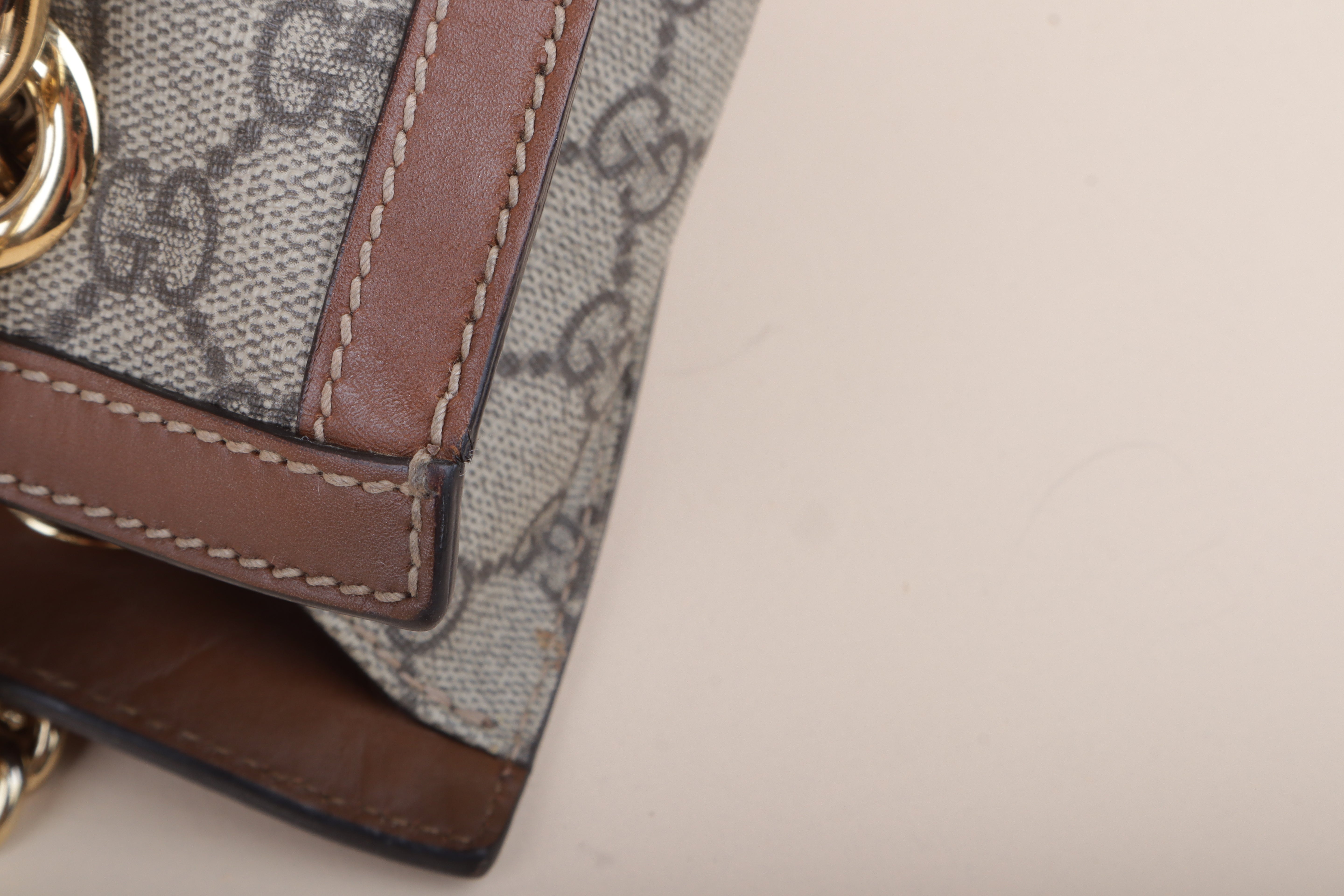 Gucci Bicolor Padlock Small Tote Bag