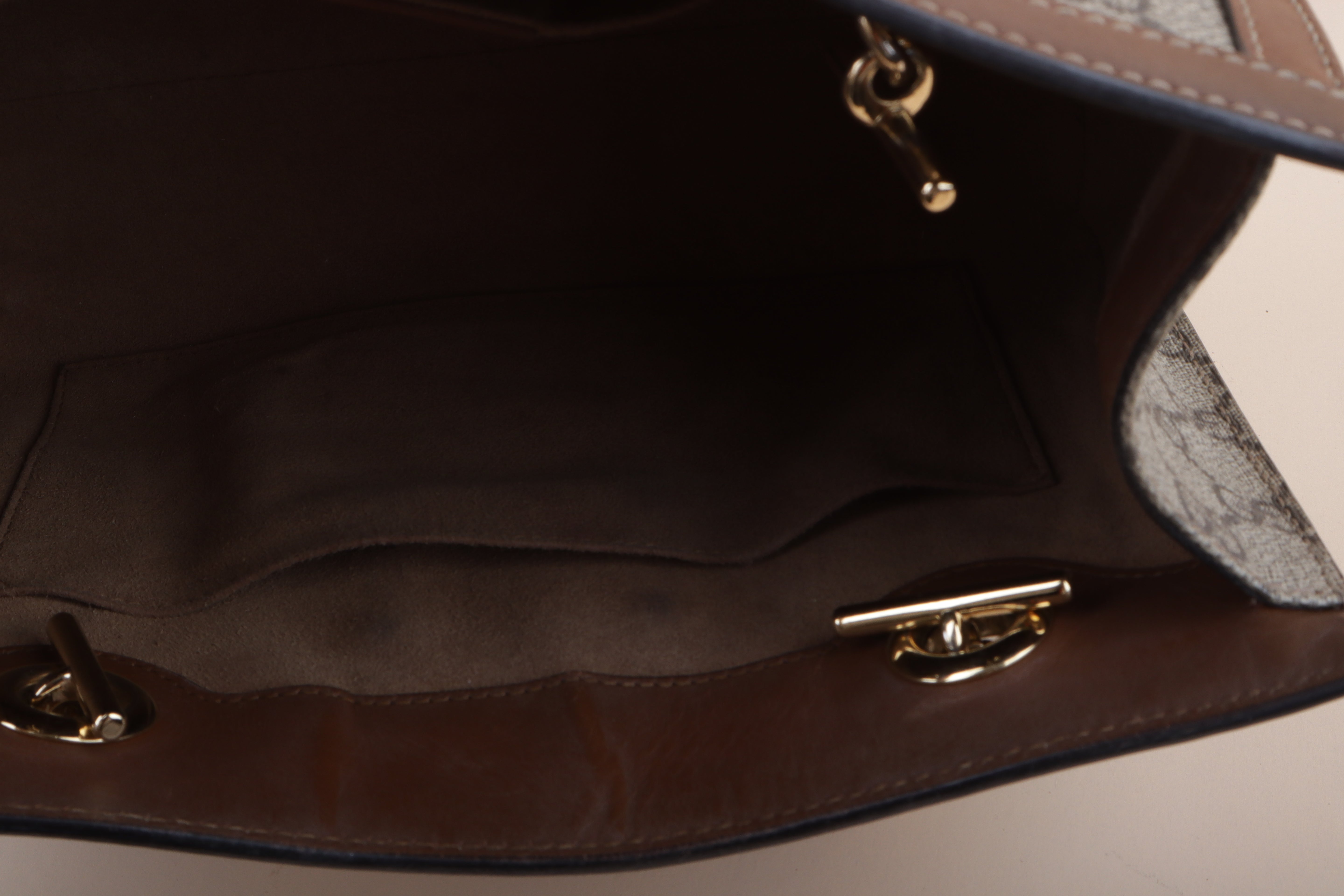 Gucci Bicolor Padlock Small Tote Bag