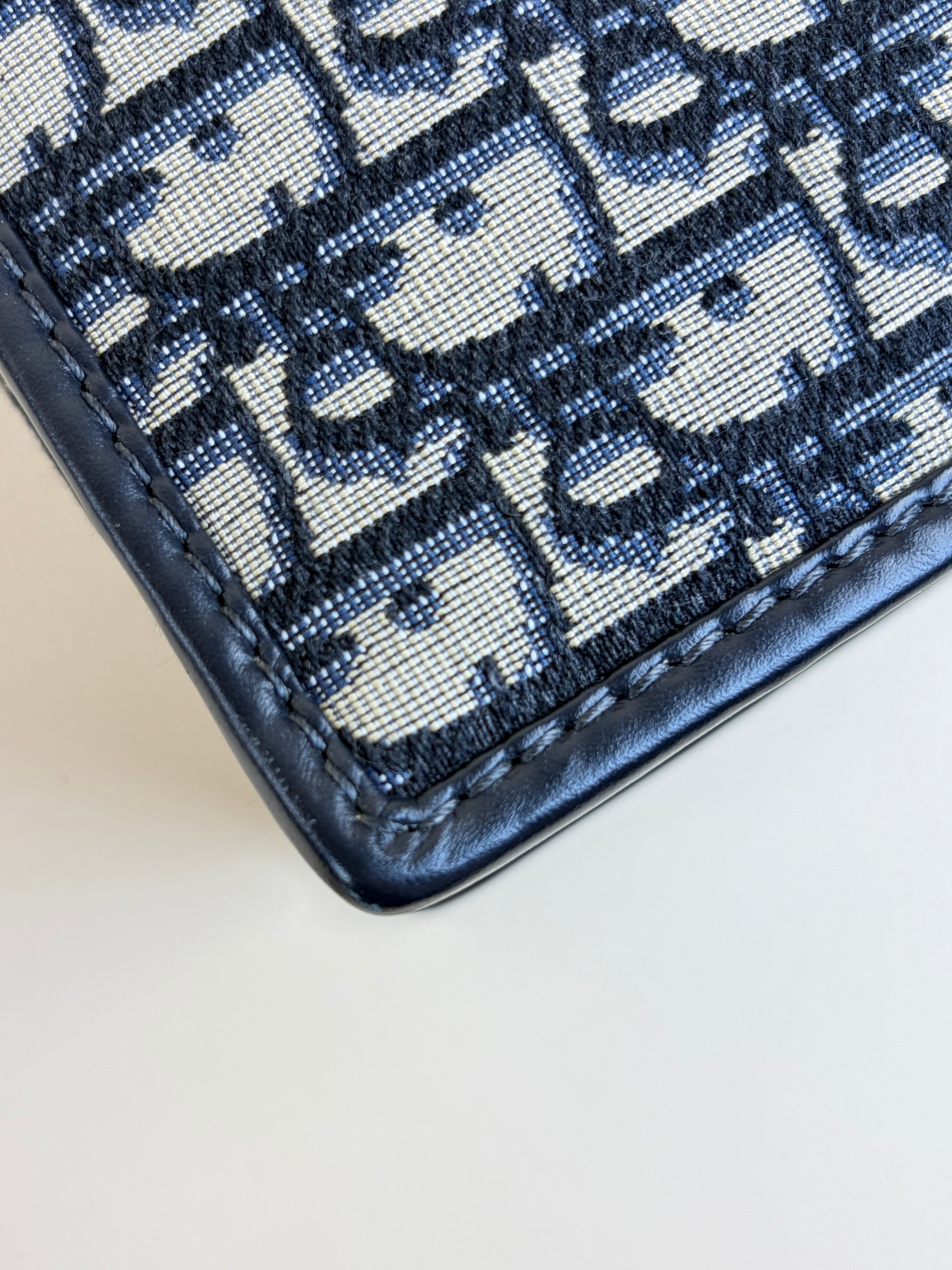 Christian Dior Blue Montaigne Chain Bag