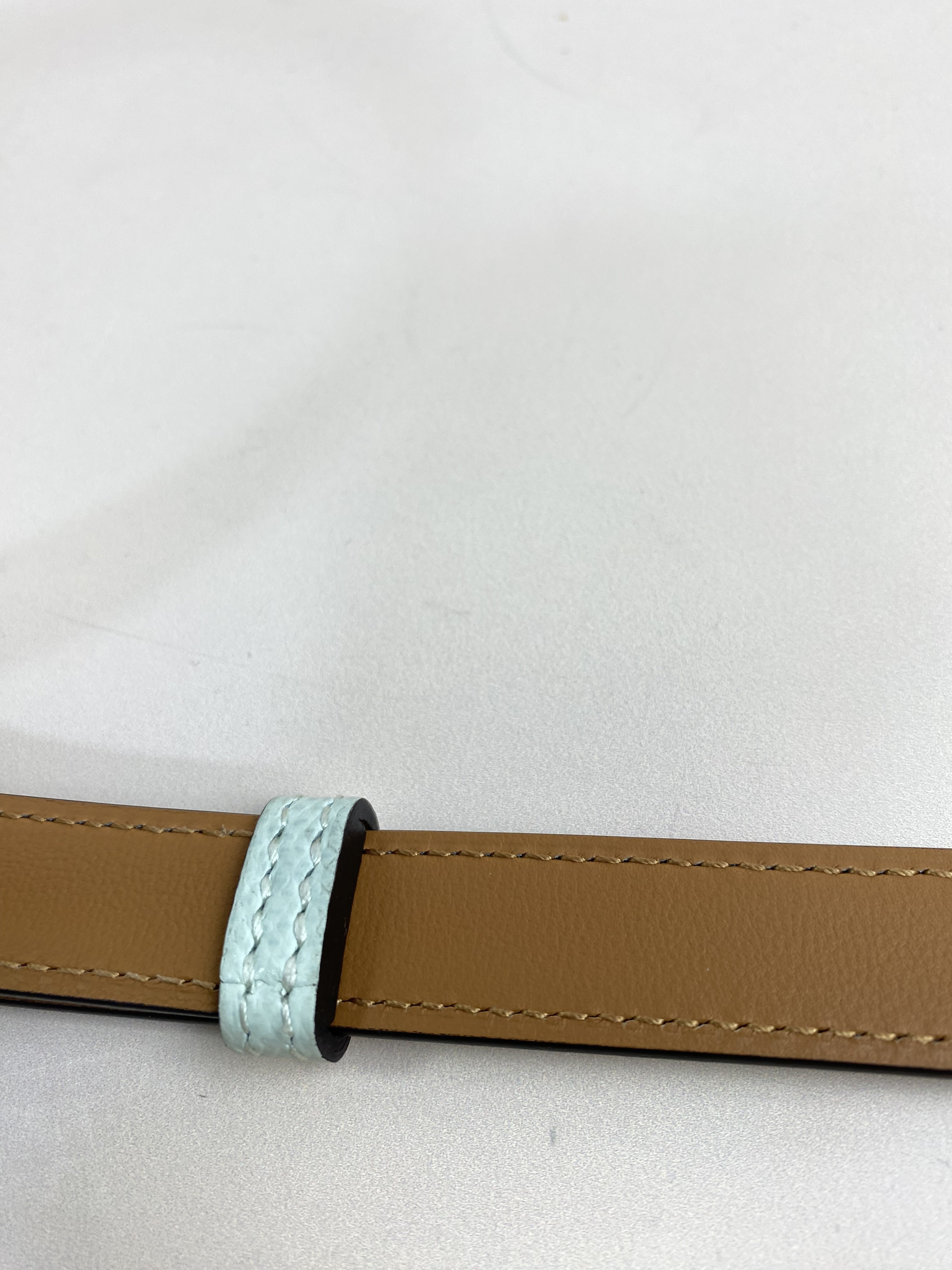 Hermes Vert Peppermint Kelly Belt