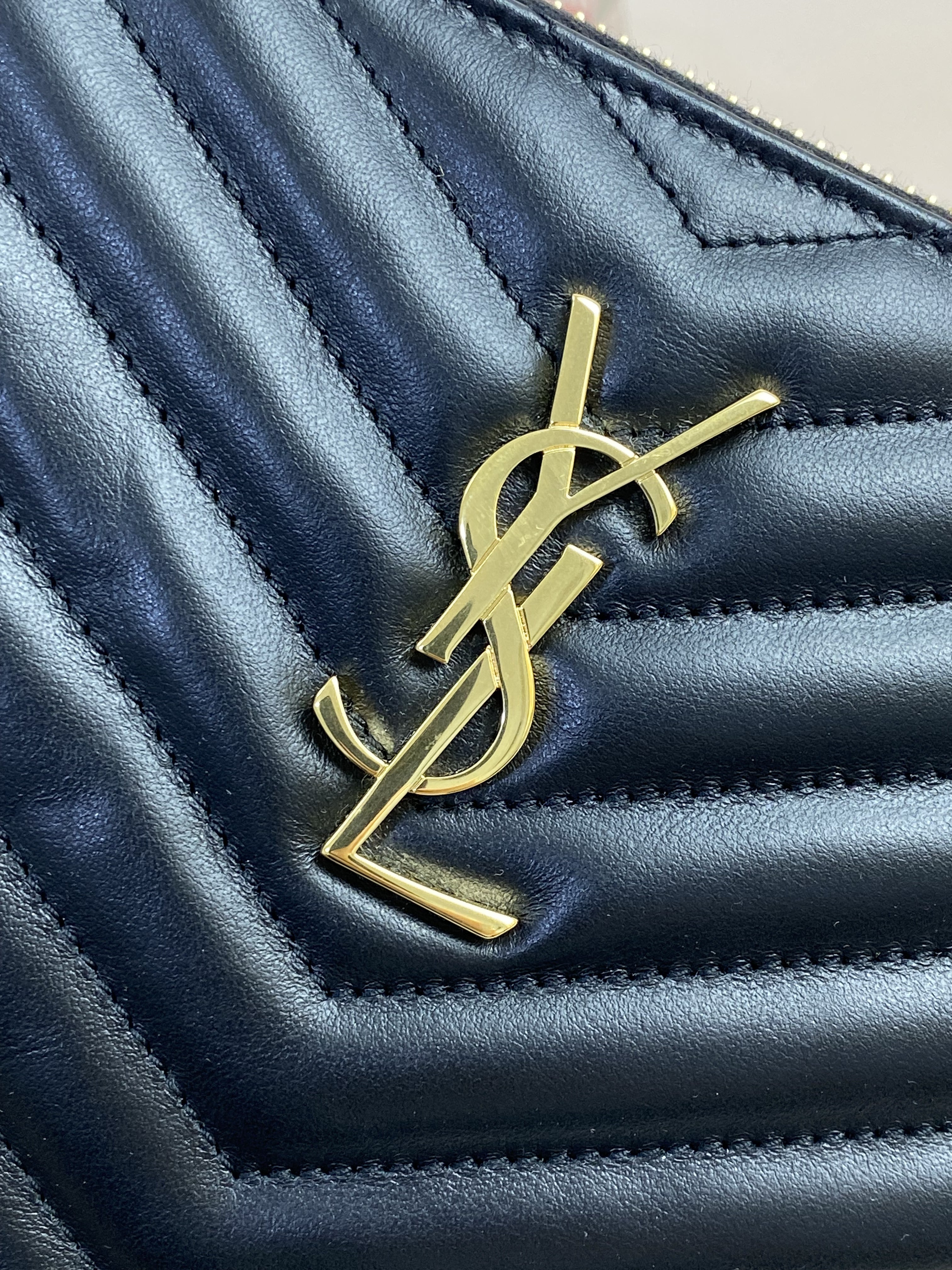 YSL Black Cassandra Classic Clutch