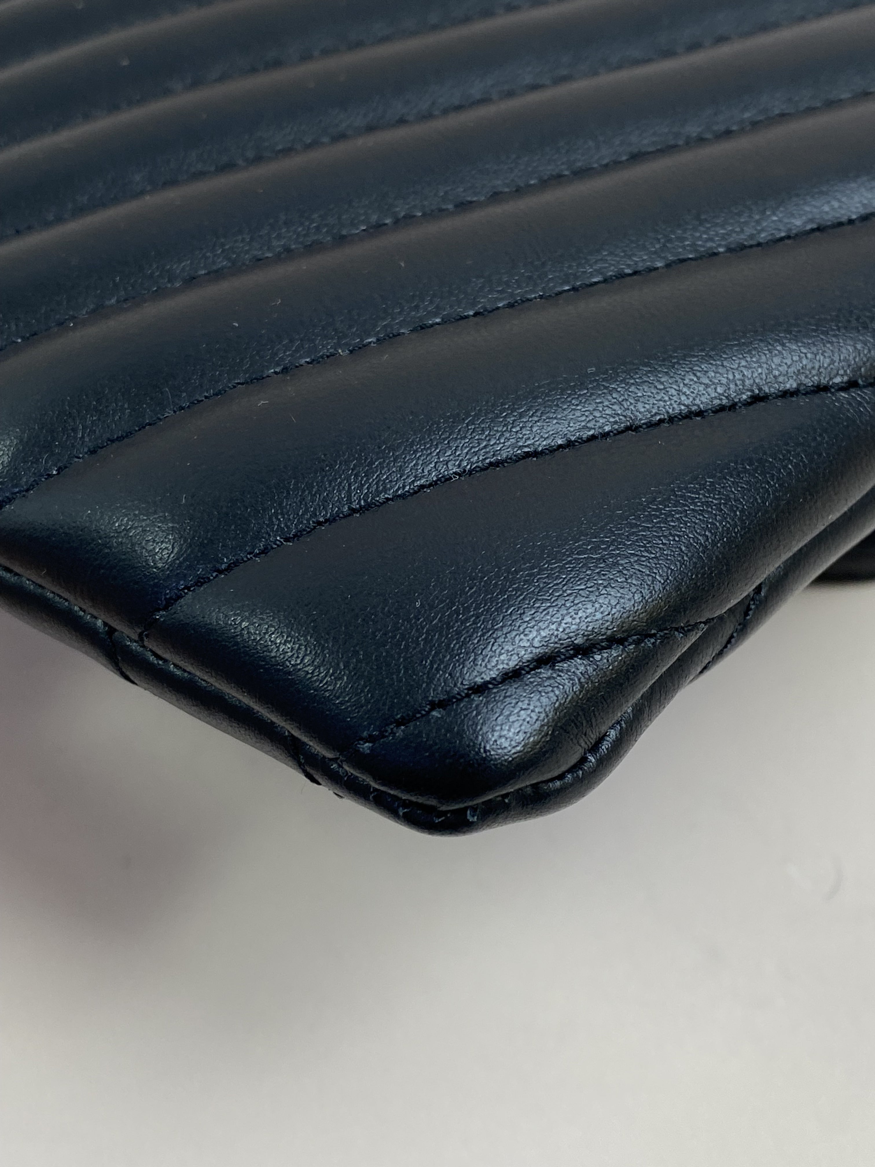 YSL Black Cassandra Classic Clutch