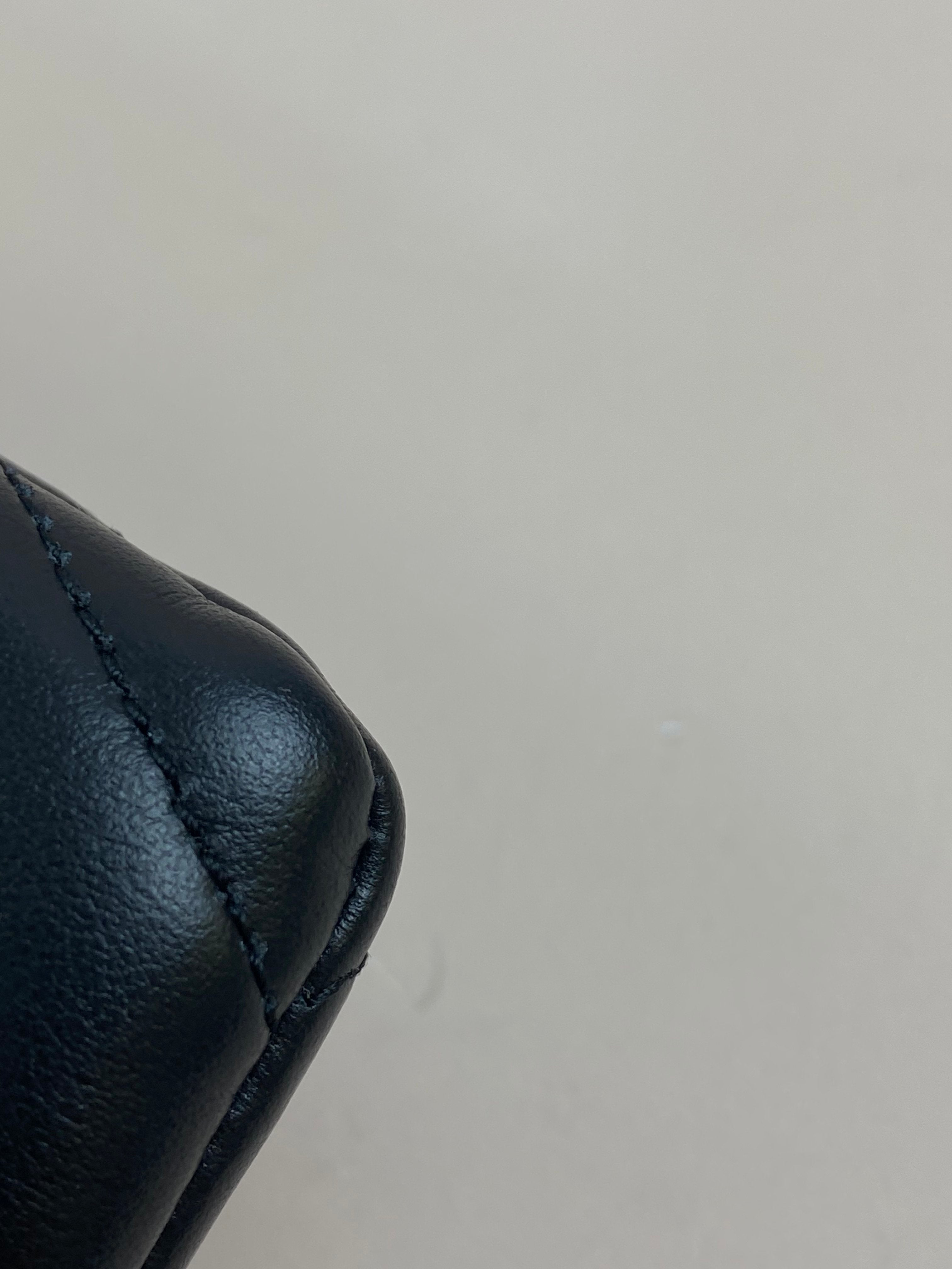 YSL Black Cassandra Classic Clutch