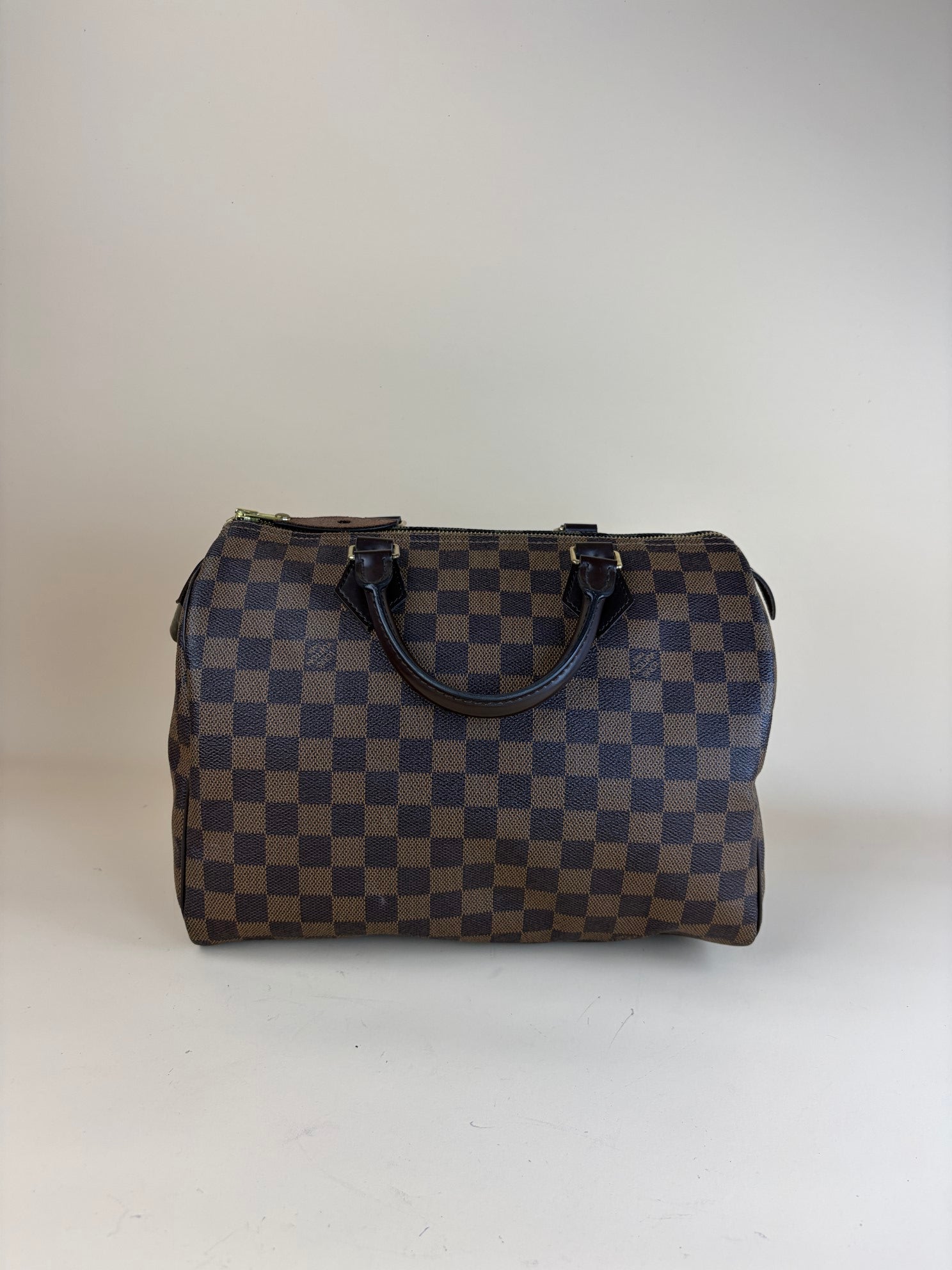 Louis Vuitton Damier Ebene Speedy 30 Bag-top handle-Louis Vuitton-The Closet Egypt